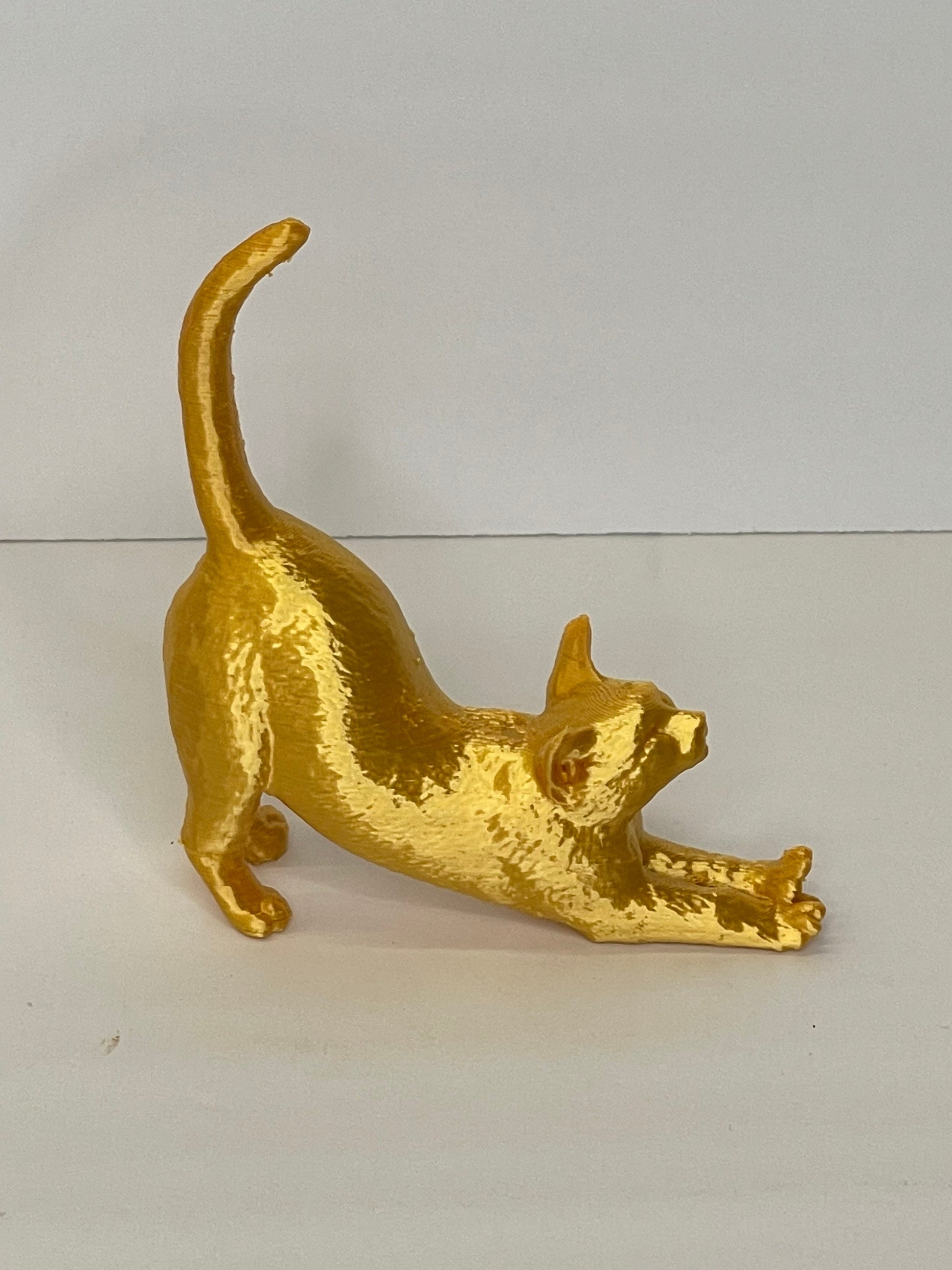 Stretching Cat, Cat Gifts, Cat Mom, Cat for Desk