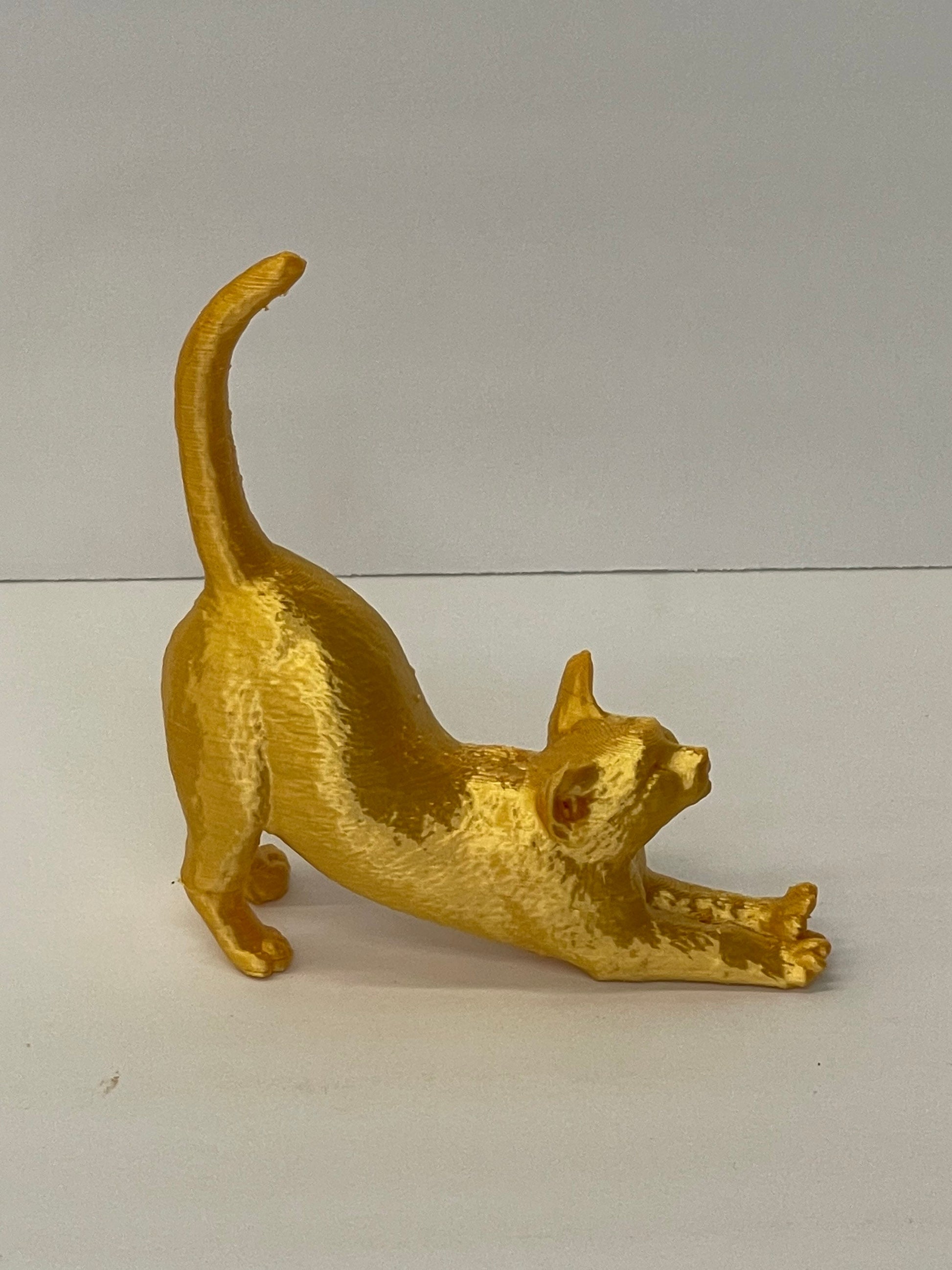 Stretching Cat, Cat Gifts, Cat Mom, Cat for Desk