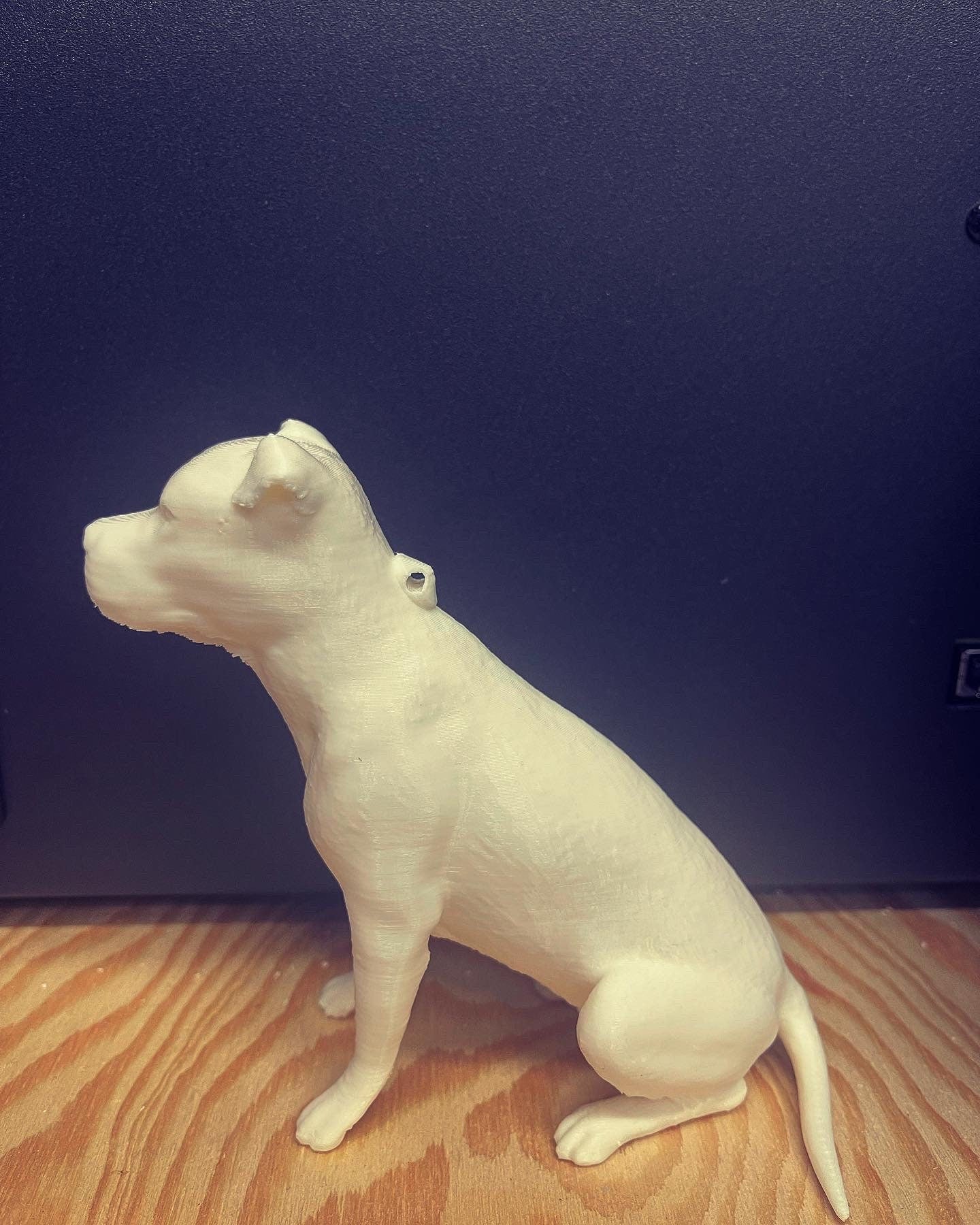 Pitbull with Ears, Pitbull Gifts, Pitbull Mom, Pittie Mom, Pitbull Statue,