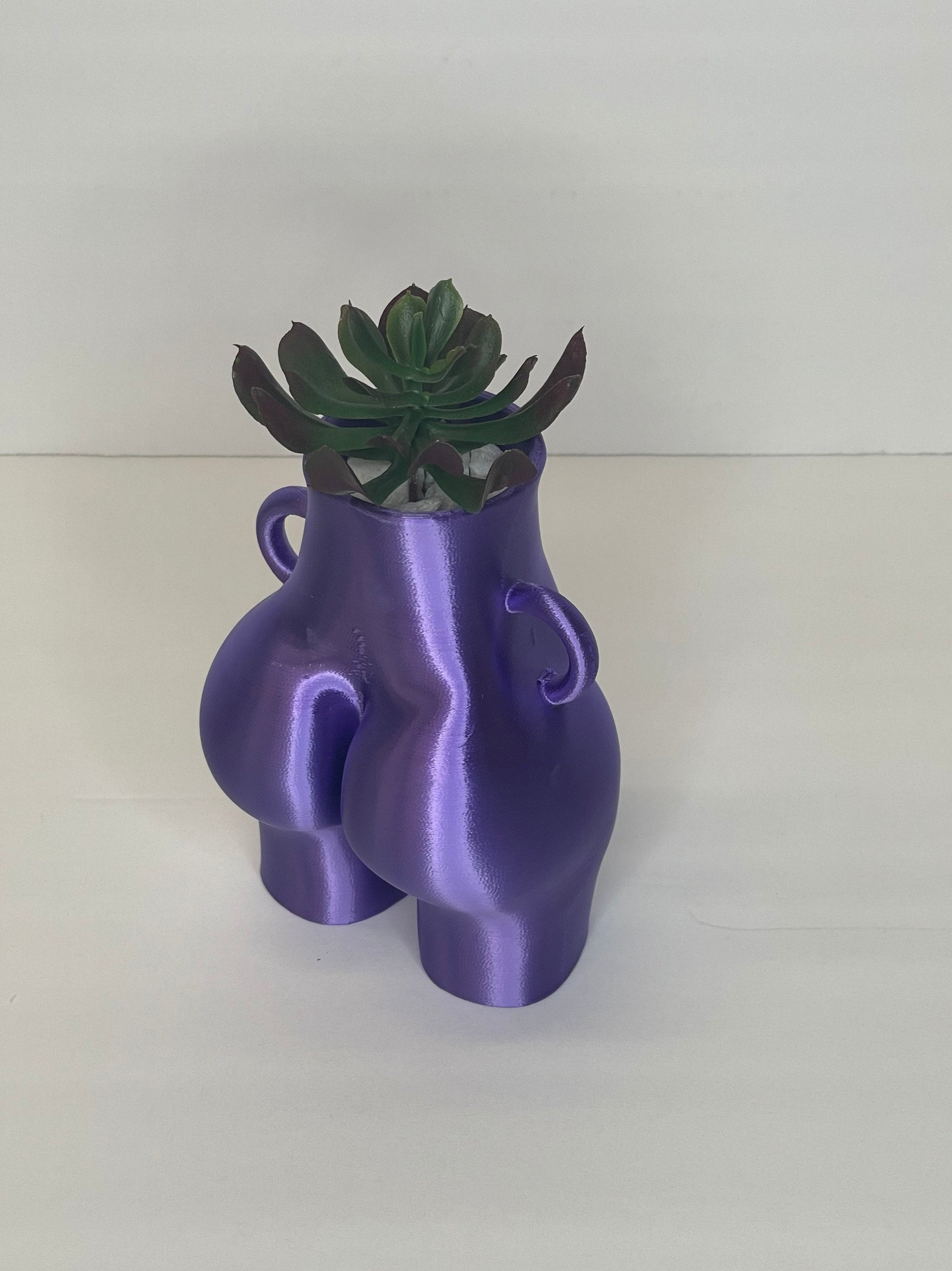Butt Vase Succulent Planter, Butt Planter, Bootie, Pots for Plants, Woman Body Planters