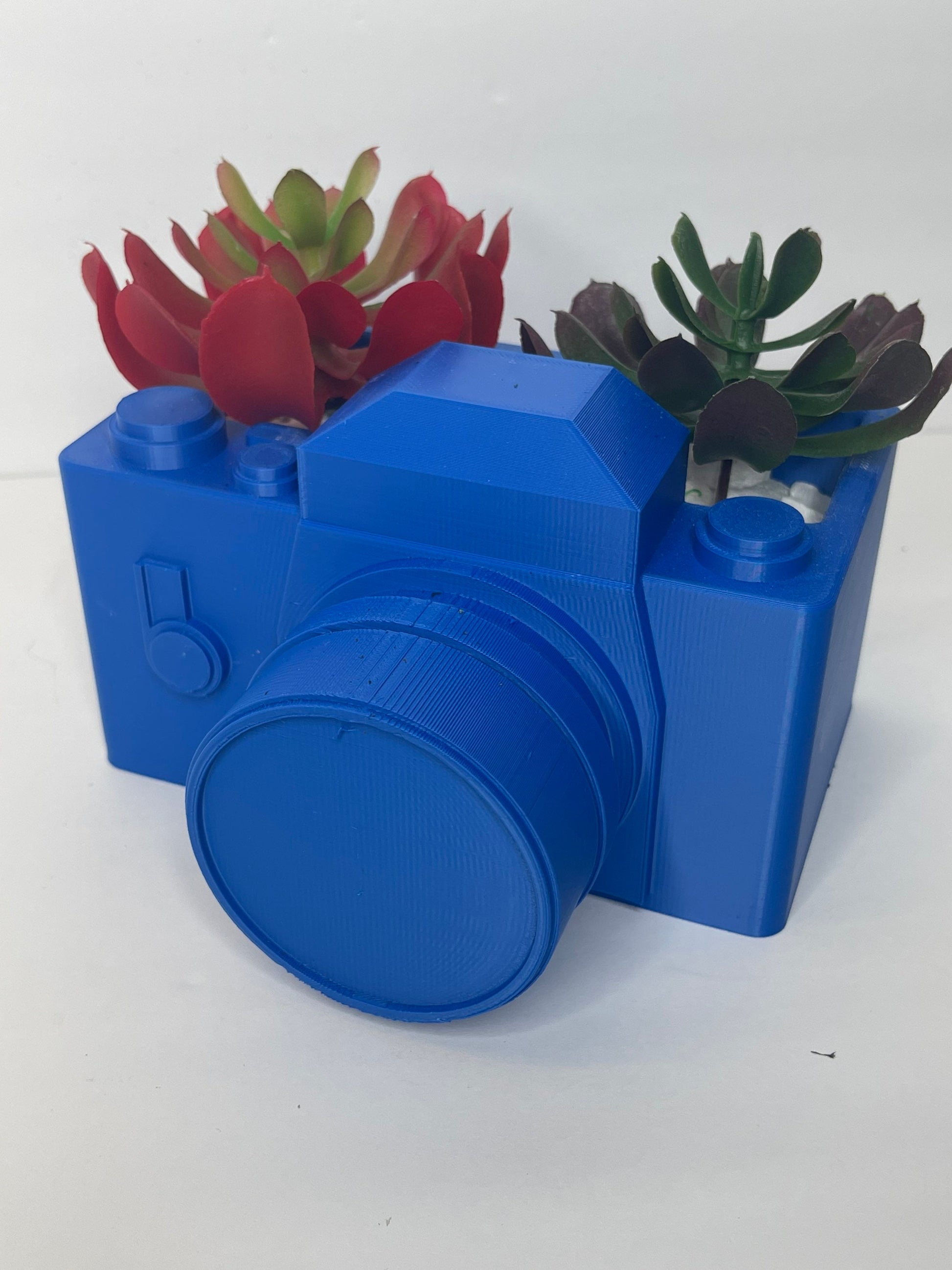 Camera Planter, Pots for Plants, Camera Flowers