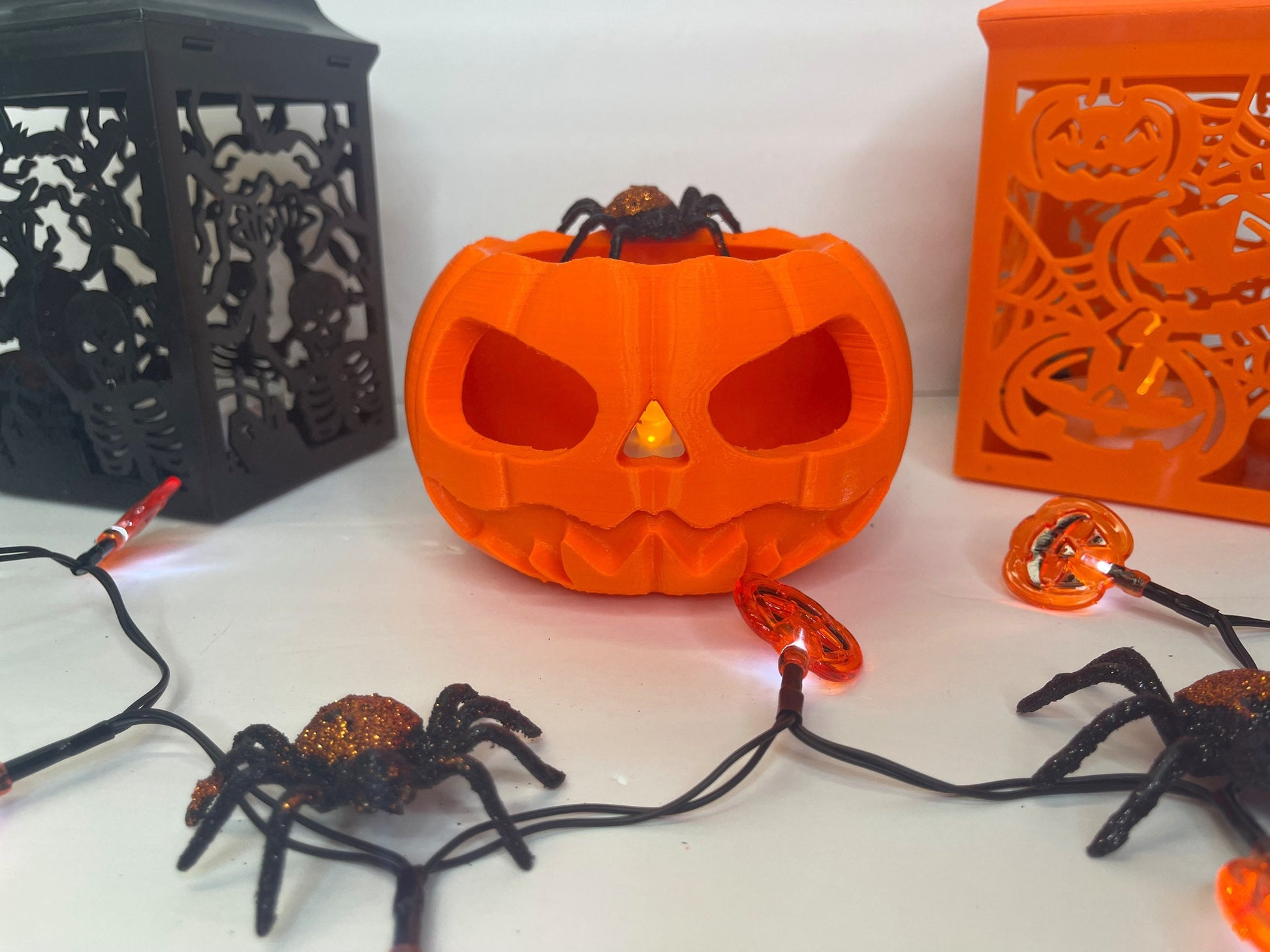 Jack-O-Lantern, Candle Holder, Pumpkin Decor, Halloween, Gag Gift, Desk Decor, Home Decor