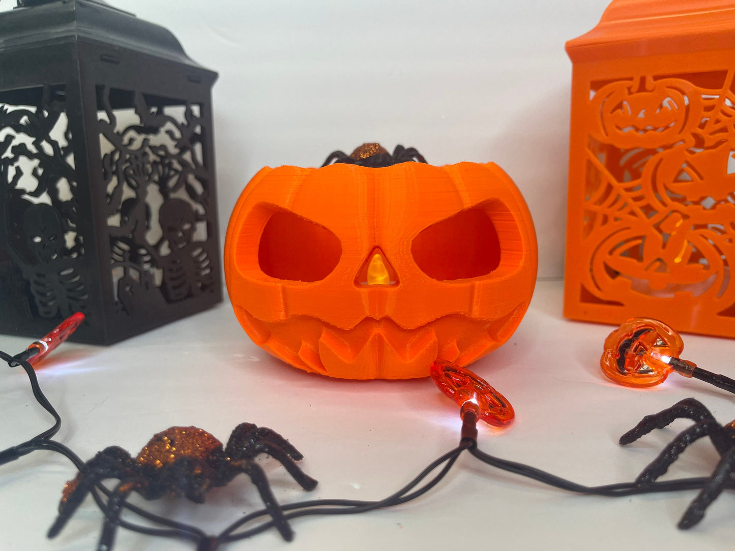 Jack-O-Lantern, Candle Holder, Pumpkin Decor, Halloween, Gag Gift, Desk Decor, Home Decor