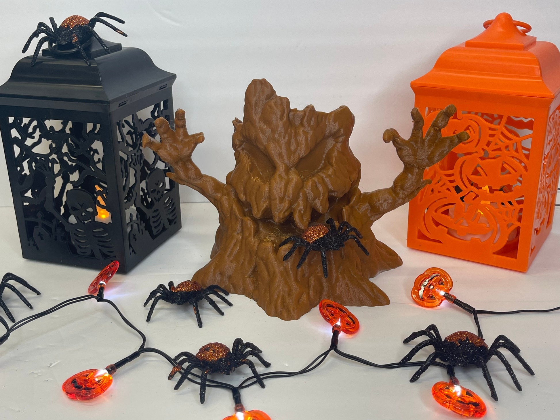 Spooky Tree Stump, Halloween Decor, Desk Decor, Home Decor, Halloween Party