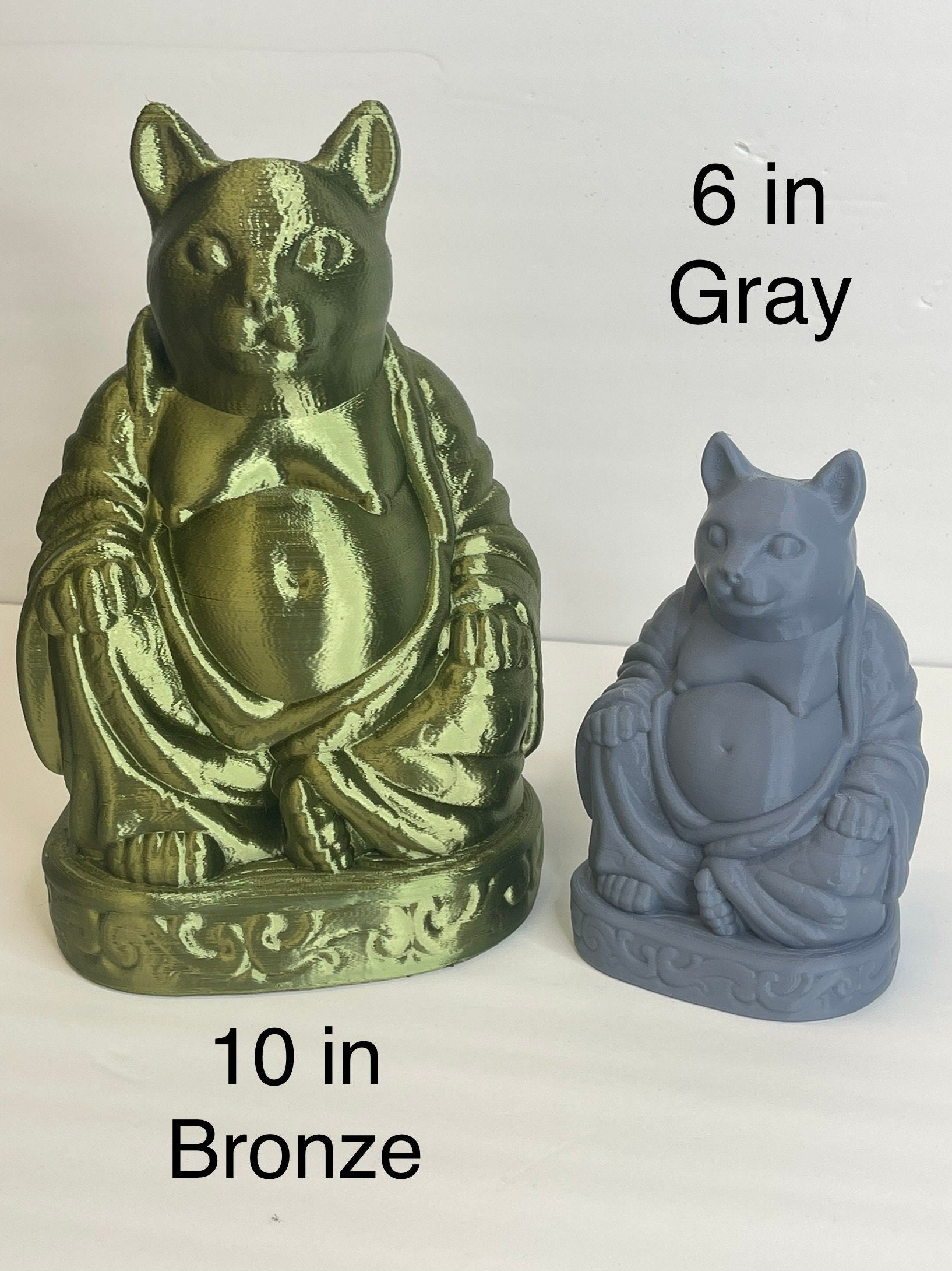 Cat Buddha Statue, Buddha Statue, Cat Gifts, Cat Mom