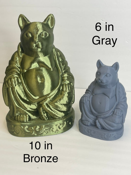 Cat Buddha Statue, Buddha Statue, Cat Gifts, Cat Mom