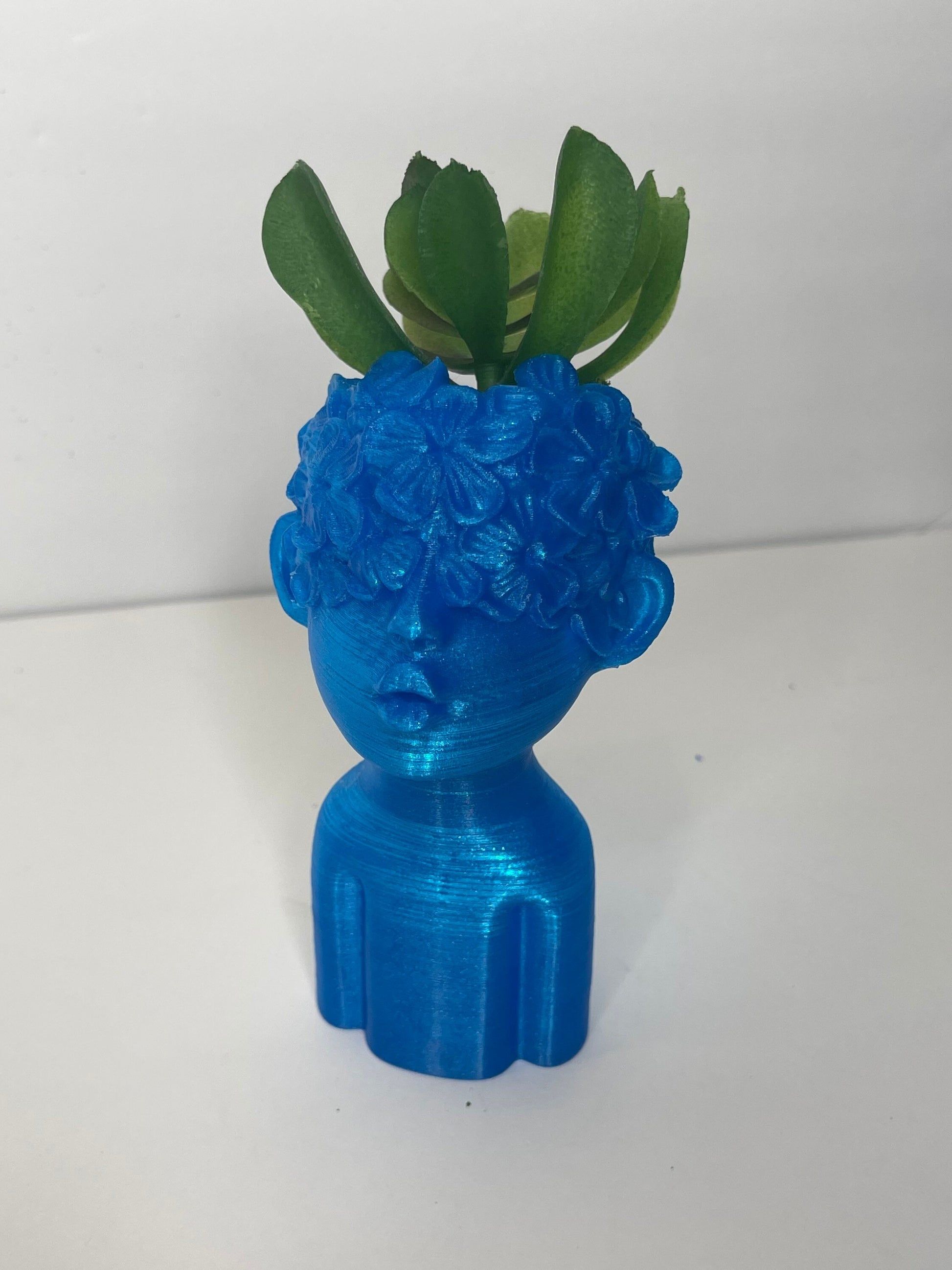 Flower Child Planter, Face Head Planter, Pot For Plants, Head Pot