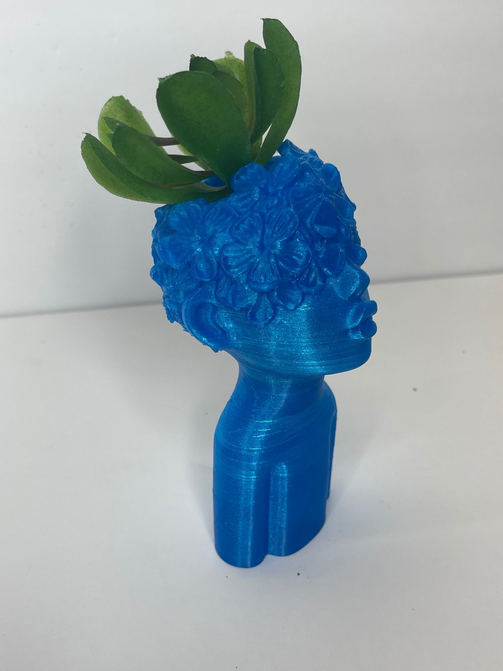 Flower Child Planter, Face Head Planter, Pot For Plants, Head Pot