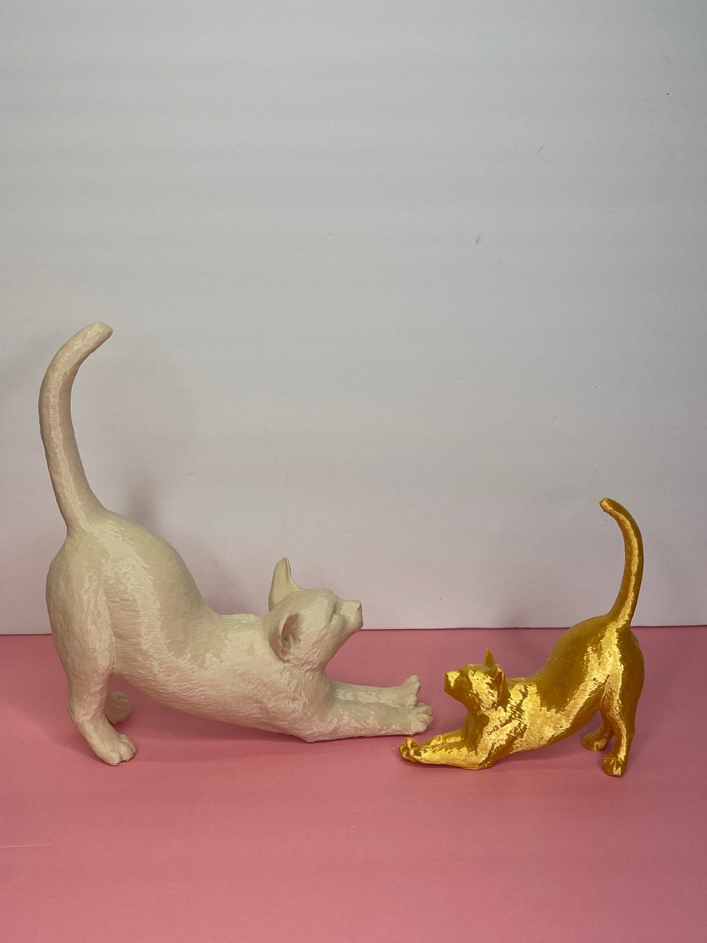 Stretching Cat, Cat Gifts, Cat Mom, Cat for Desk