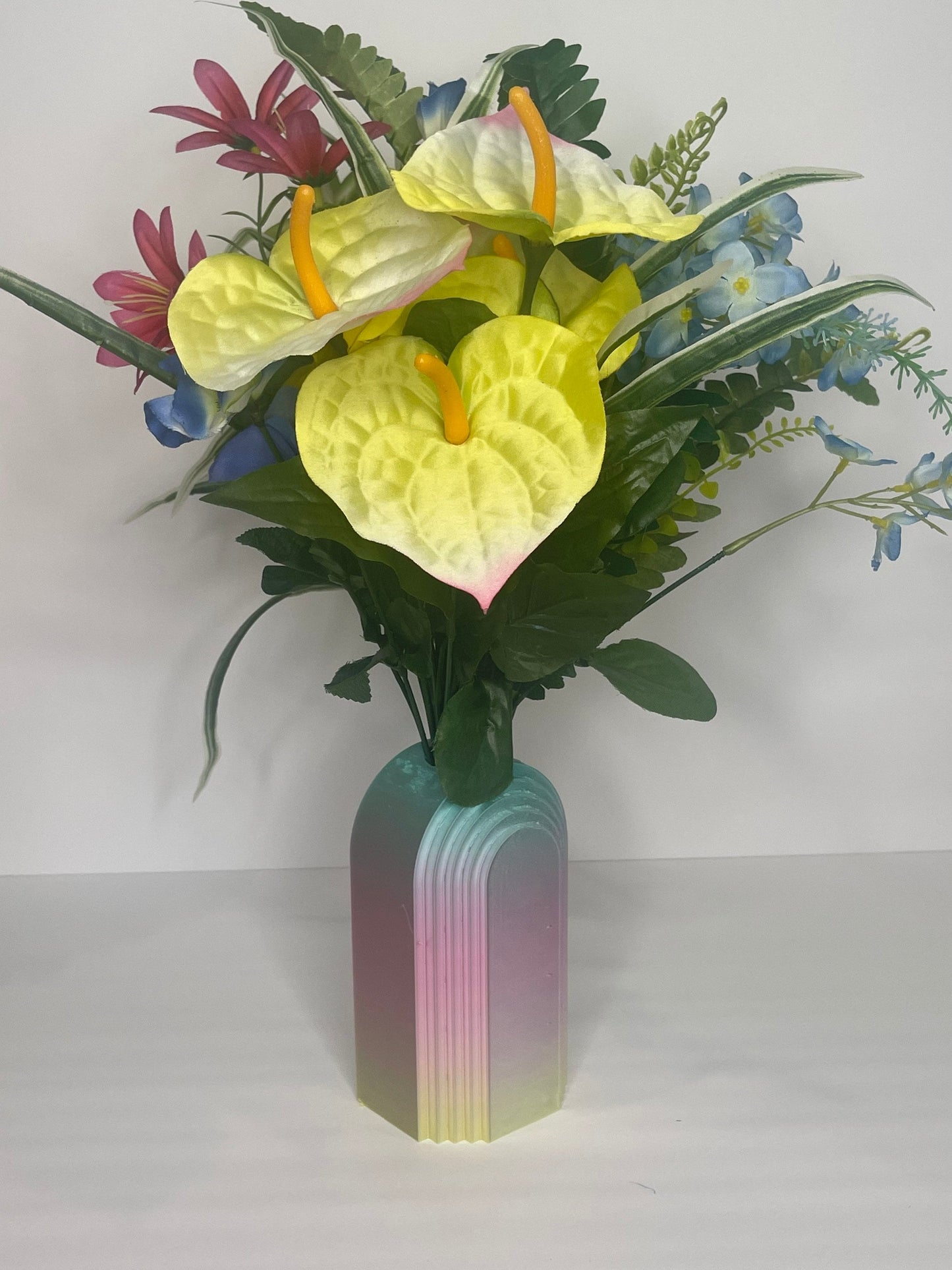 Round Arch Vase, Artificial Flowers, Dried Flowers Vase, Home Gifts, Housewarming Gifts