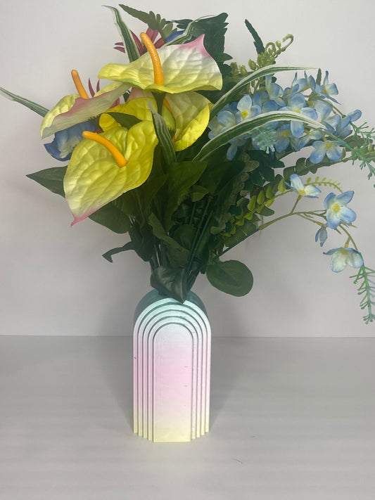 Round Arch Vase, Artificial Flowers, Dried Flowers Vase, Home Gifts, Housewarming Gifts