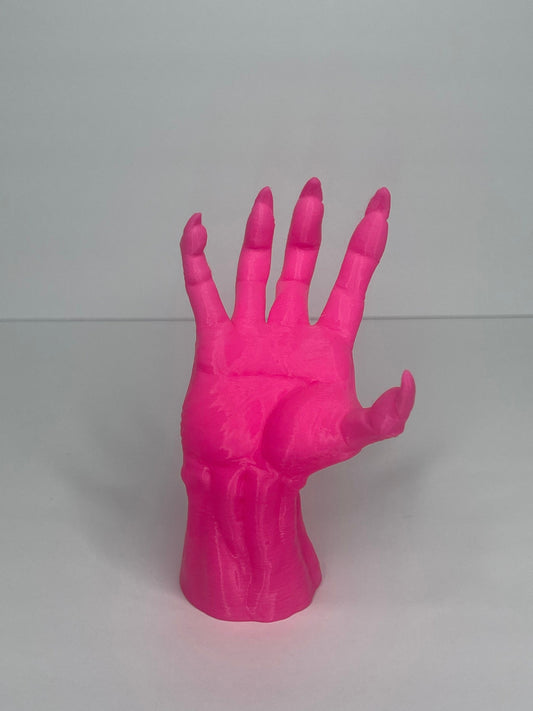 Devils Hand, Devil Halloween Decor, Life Size Hand, Demon Hands
