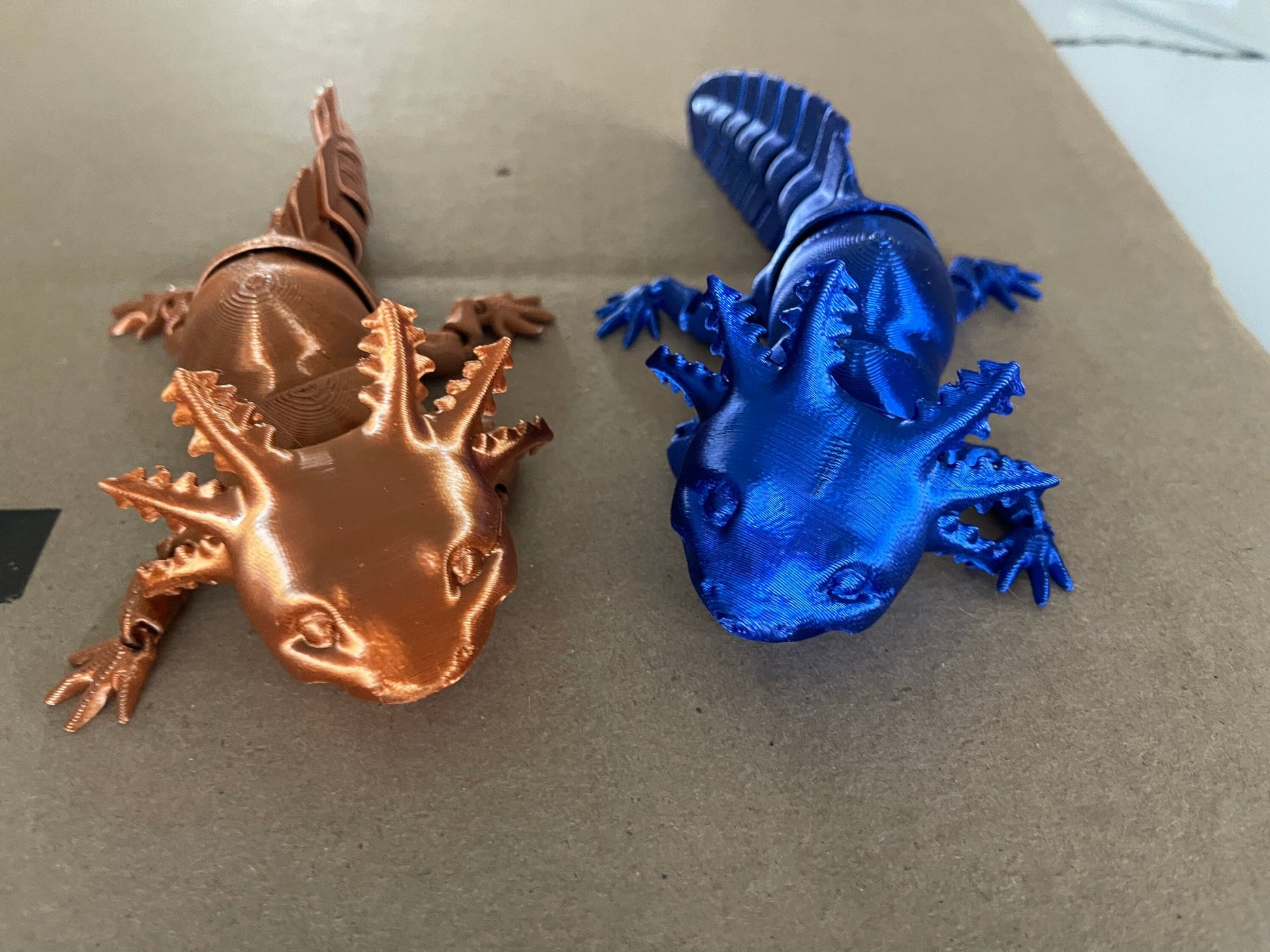 Articulated Smiling Axolotl, Gag Gifts, Sensory Toys, Fidget Toys