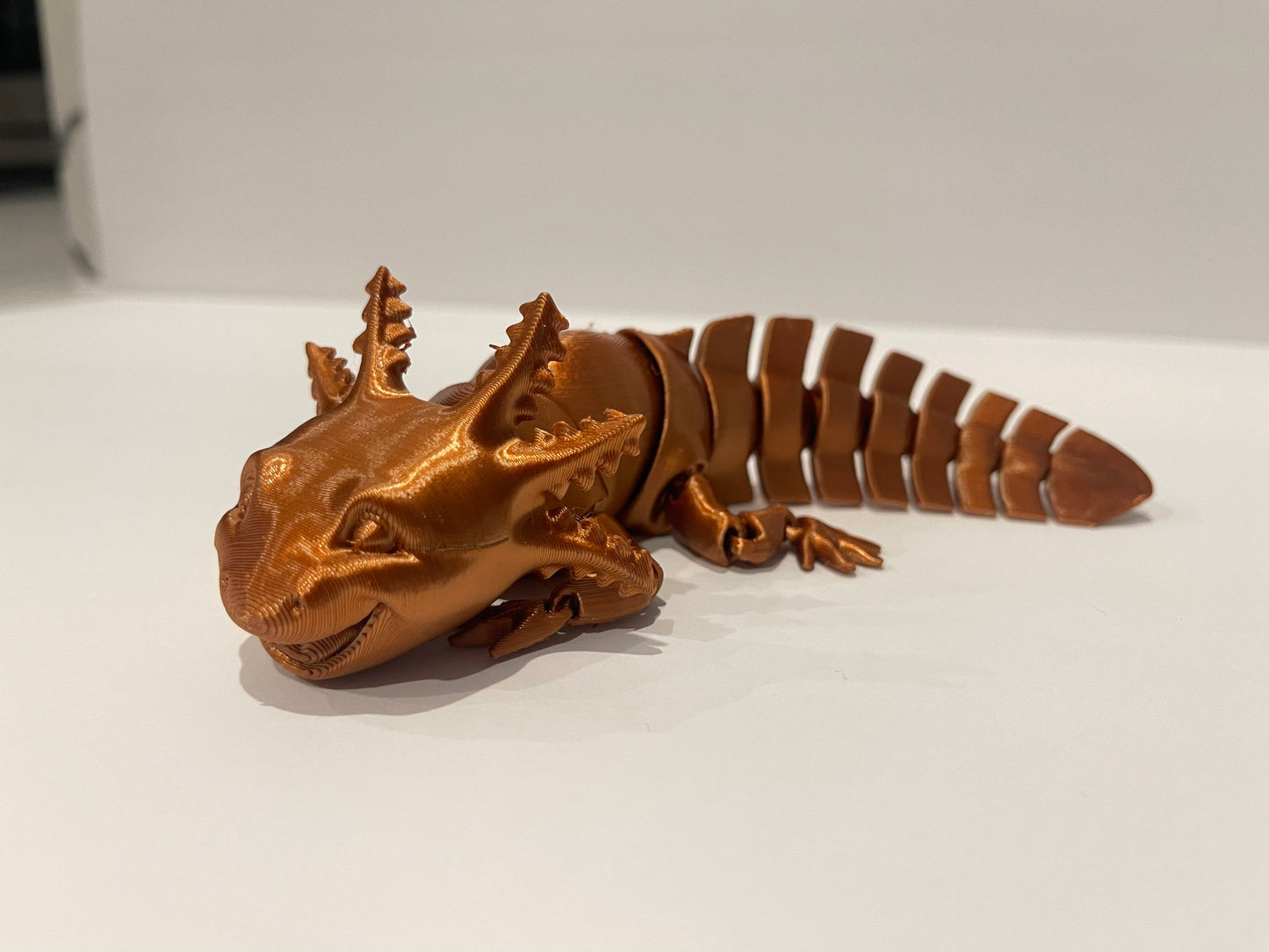 Articulated Smiling Axolotl, Gag Gifts, Sensory Toys, Fidget Toys