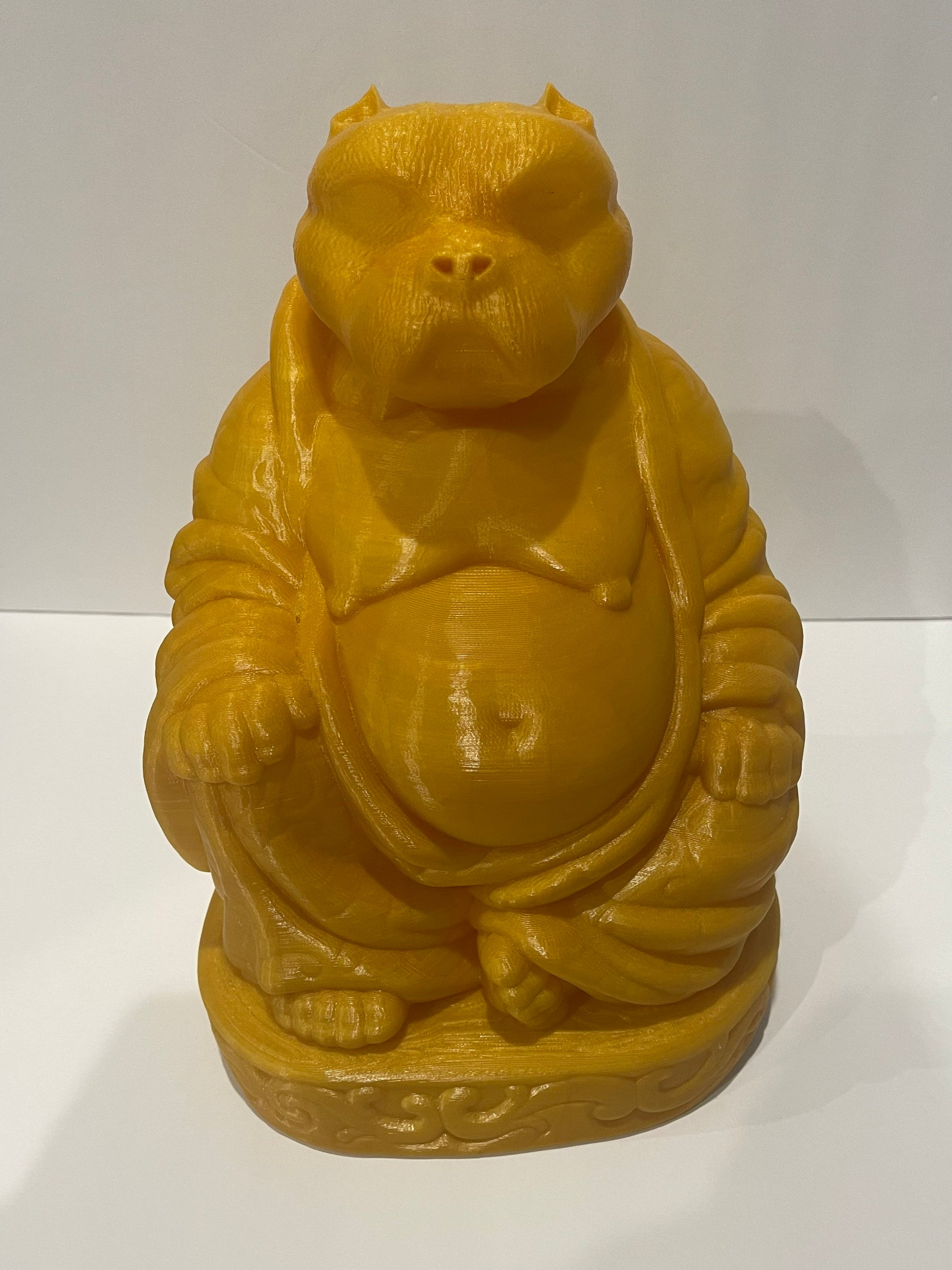 Pitbull Buddha, Pitbull Gifts, Pitbull Mom, Pitbull with Cropped Ears, Buddha Statues