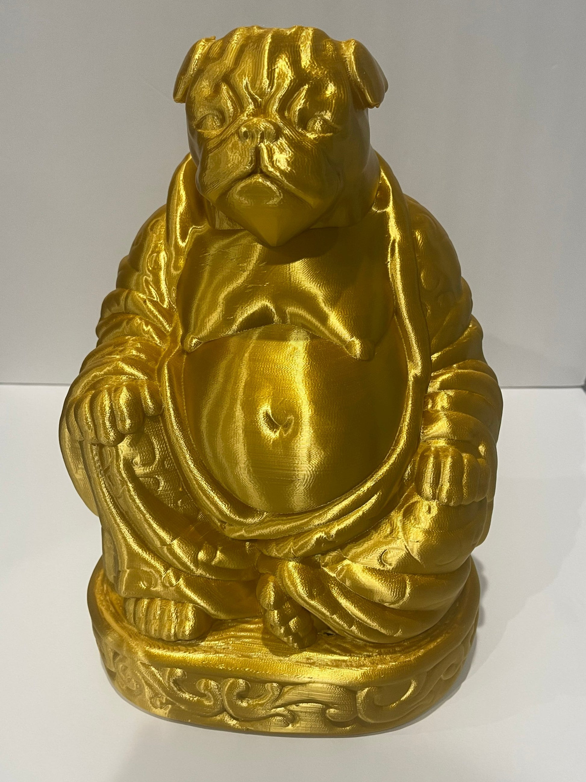 Pug Buddha, Buddha Statue, Pug Gifts, Pug Mom, Pug Art