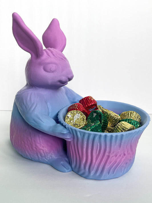 Easter Bunny, Bunny Candy Dish, Easter Bunny Decor,