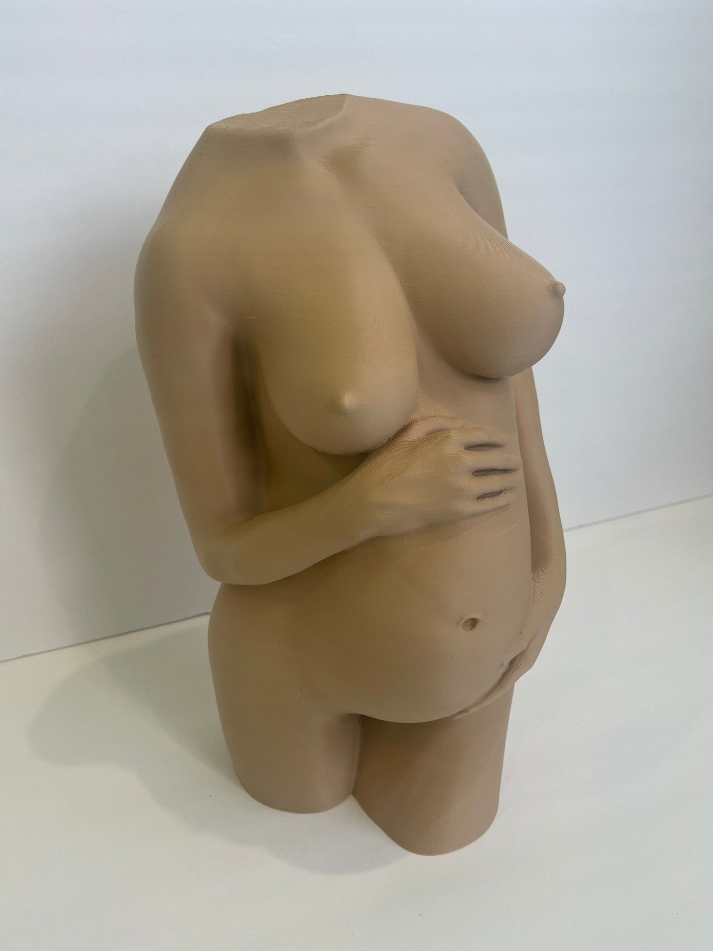 Pregnant Body Sculpture, Mother's Day Gift, Mom to Be Gift, Goddess Sculpture, Midwife Gift