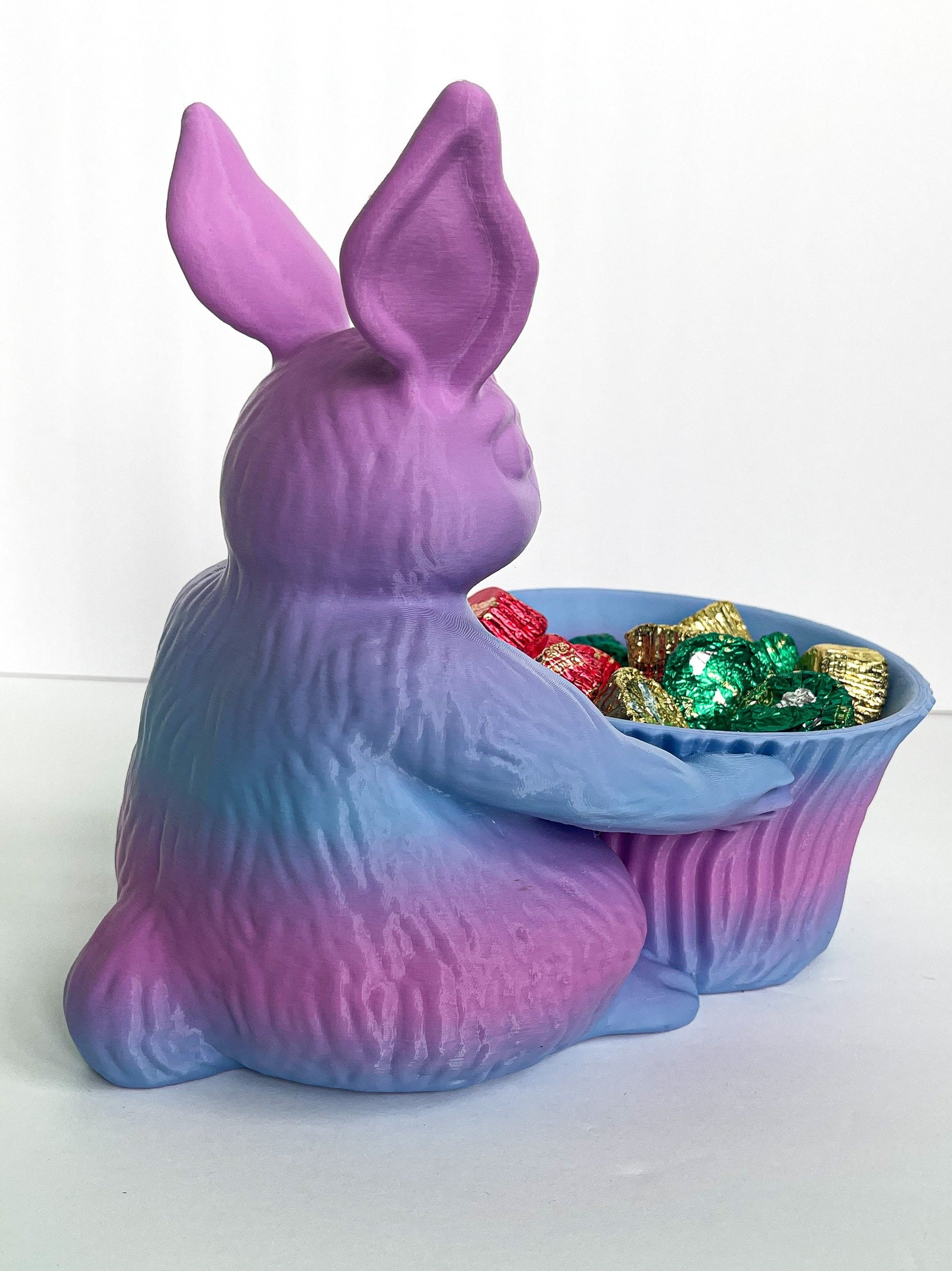 Easter Bunny, Bunny Candy Dish, Easter Bunny Decor,