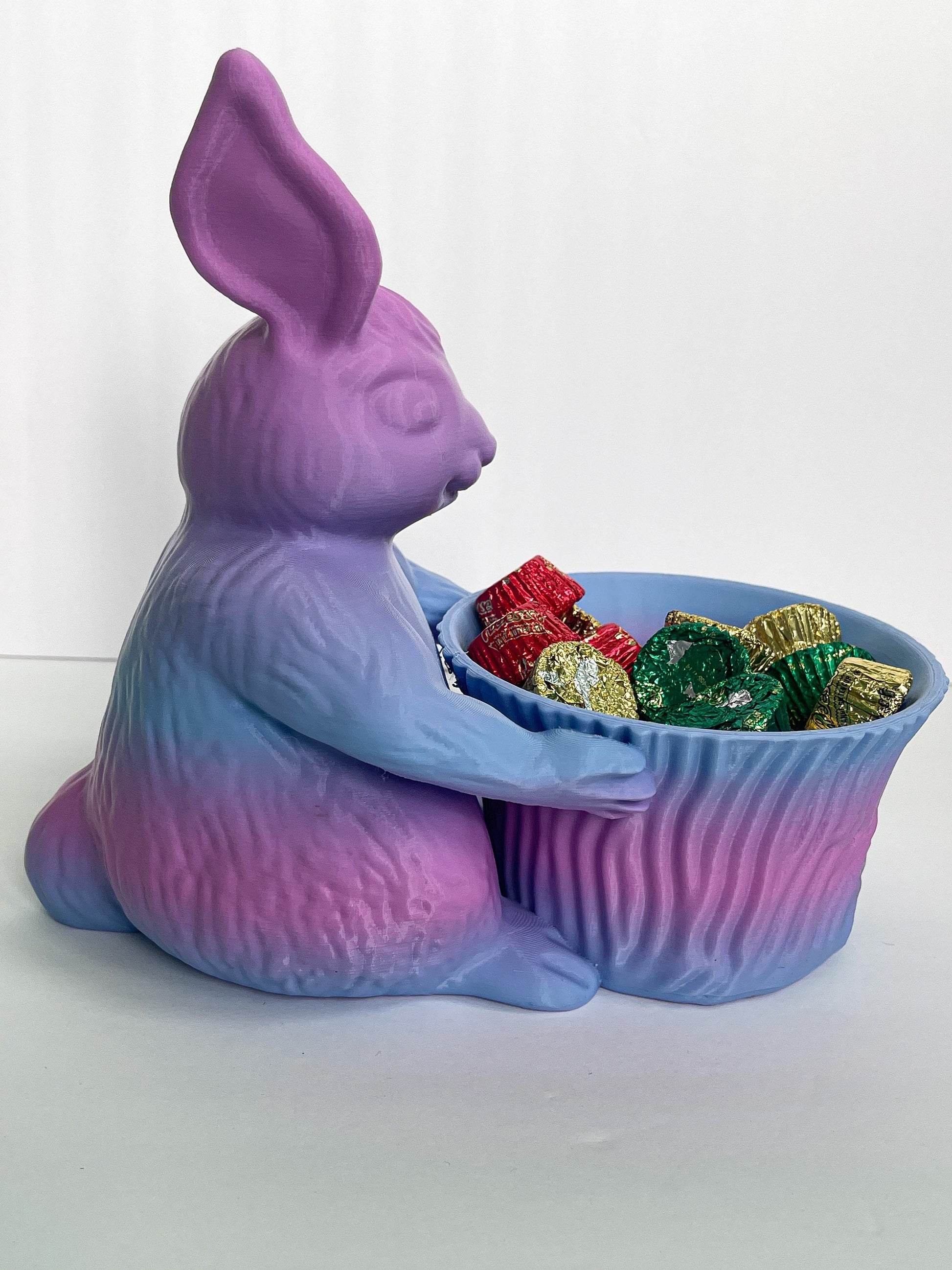 Easter Bunny, Bunny Candy Dish, Easter Bunny Decor,