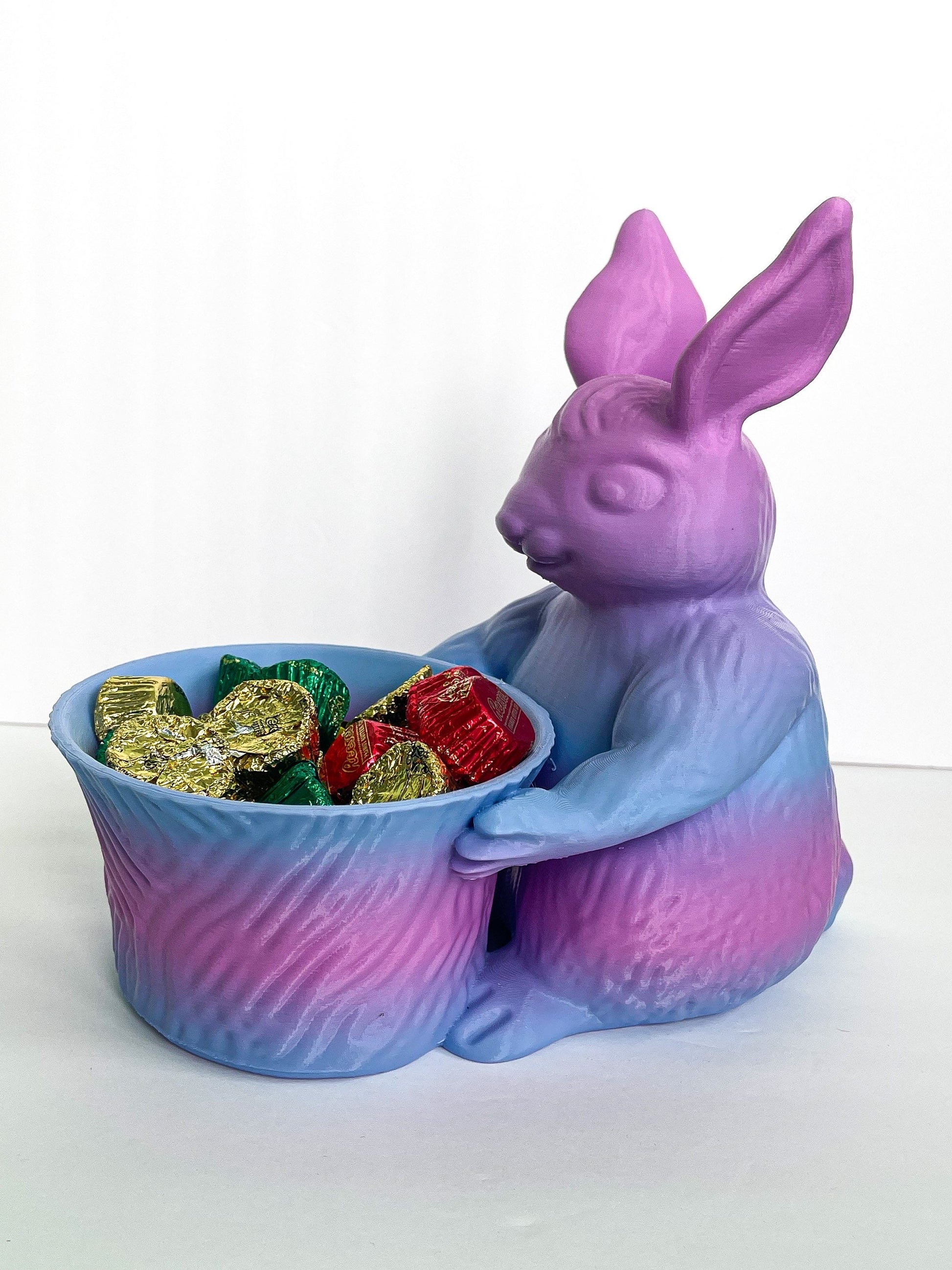 Easter Bunny, Bunny Candy Dish, Easter Bunny Decor,