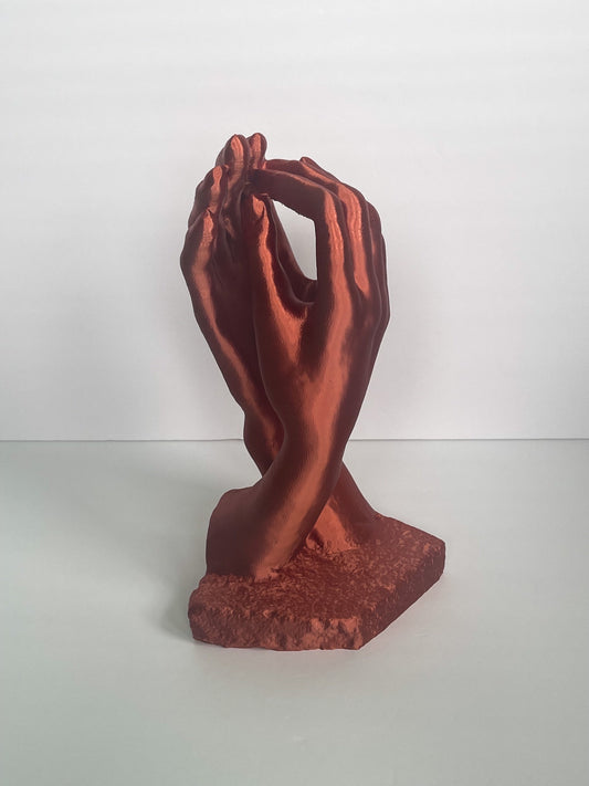 Hands of Lovers Sculpture, Romantic Gift, Anniversary, Valentine's Day