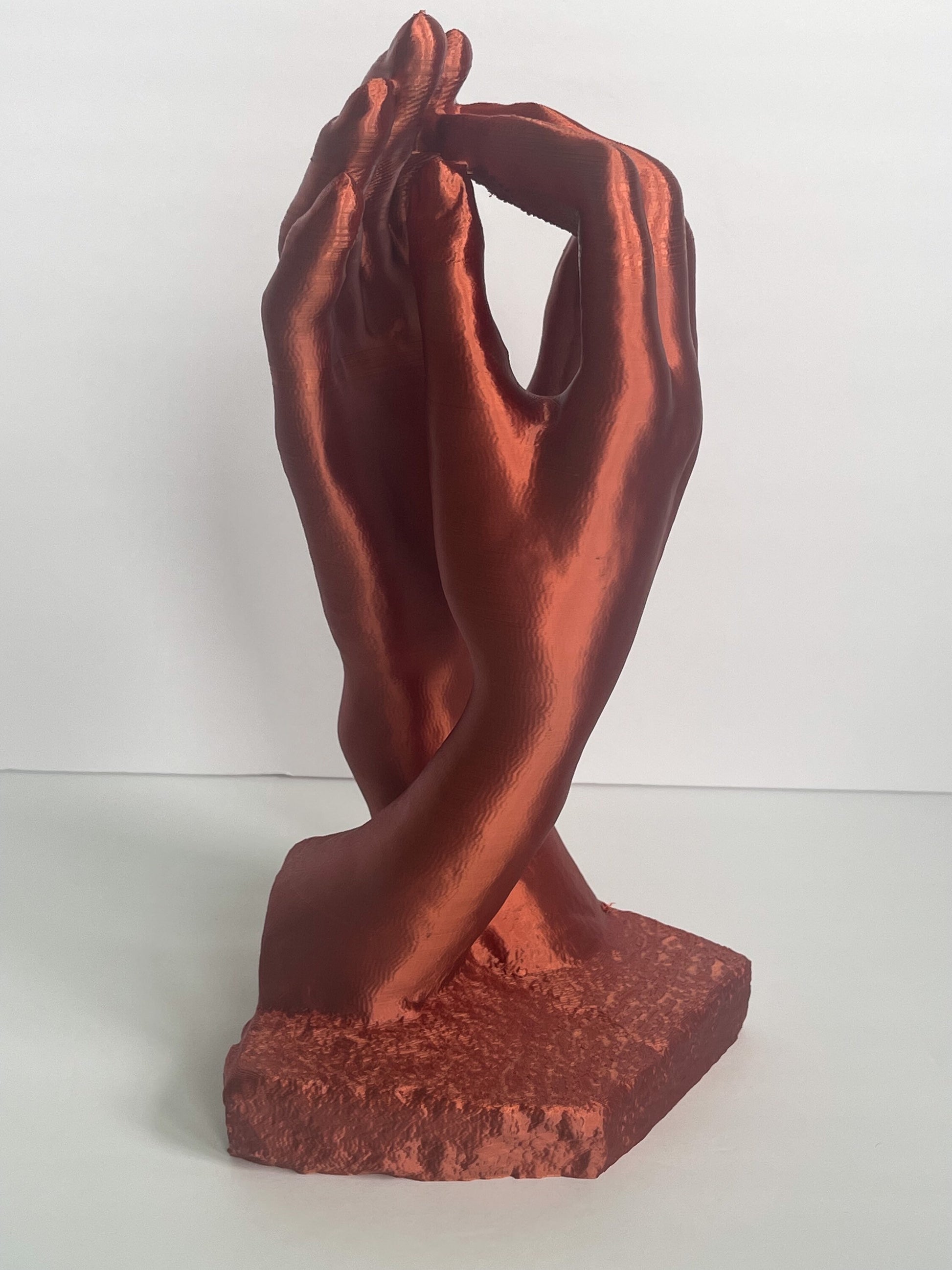 Hands of Lovers Sculpture, Romantic Gift, Anniversary, Valentine's Day