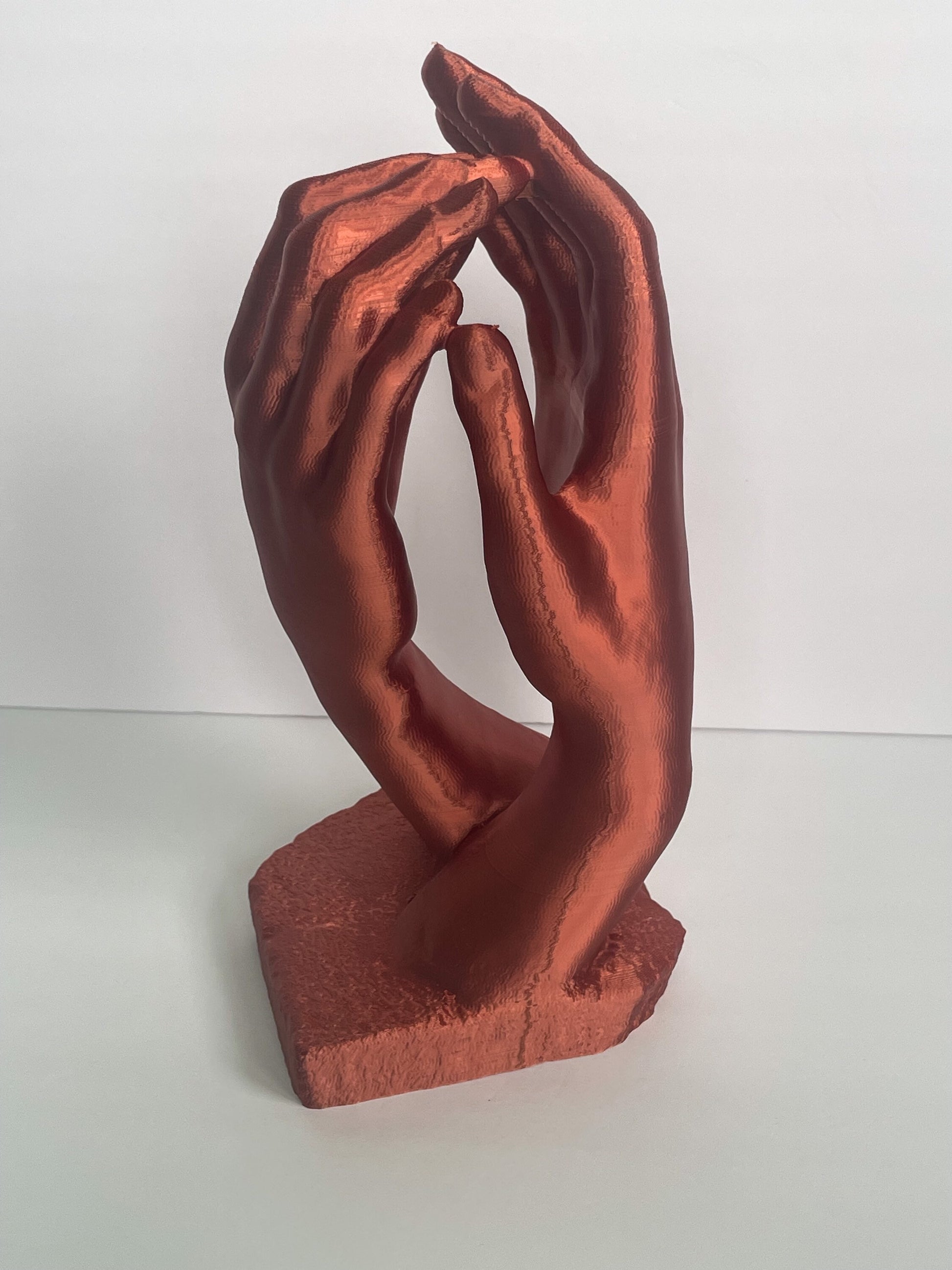 Hands of Lovers Sculpture, Romantic Gift, Anniversary, Valentine's Day