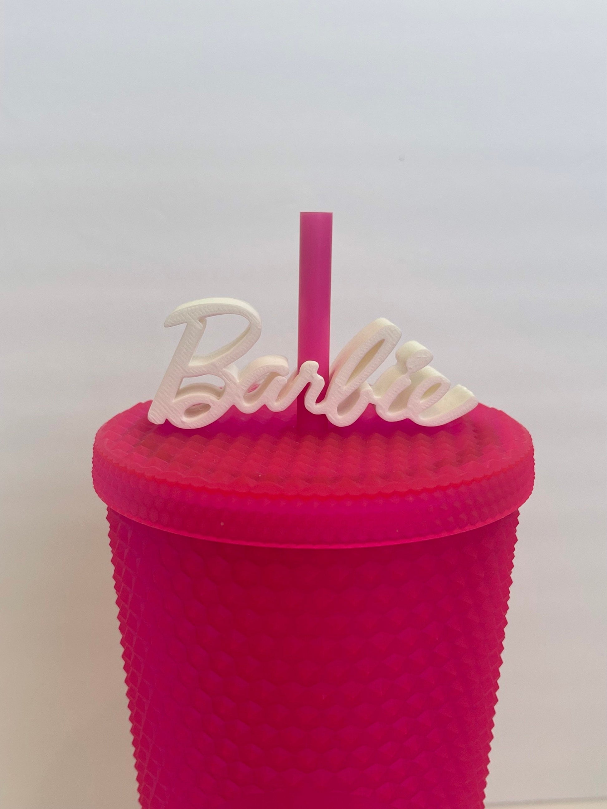 Barbie Straw Topper Buddy, Barbie Party Favors, Barbie Inspired Party, Baby Shower