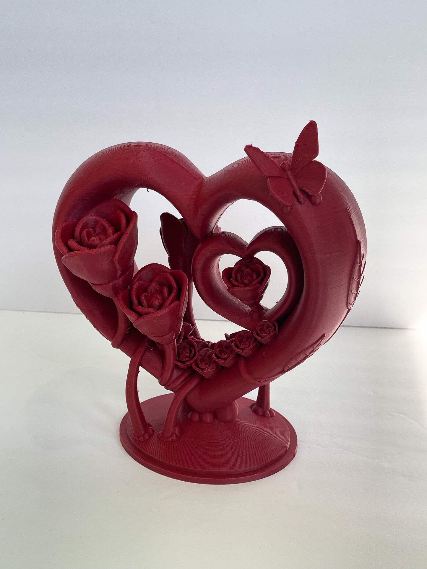 Mother's Day Gift, Anniversary Gift, Gift for Her, Heart with Roses