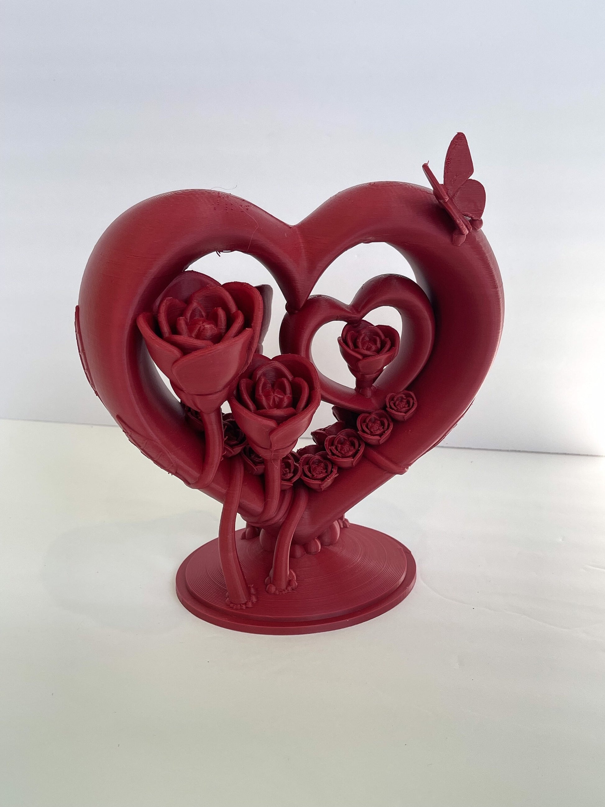 Mother's Day Gift, Anniversary Gift, Gift for Her, Heart with Roses