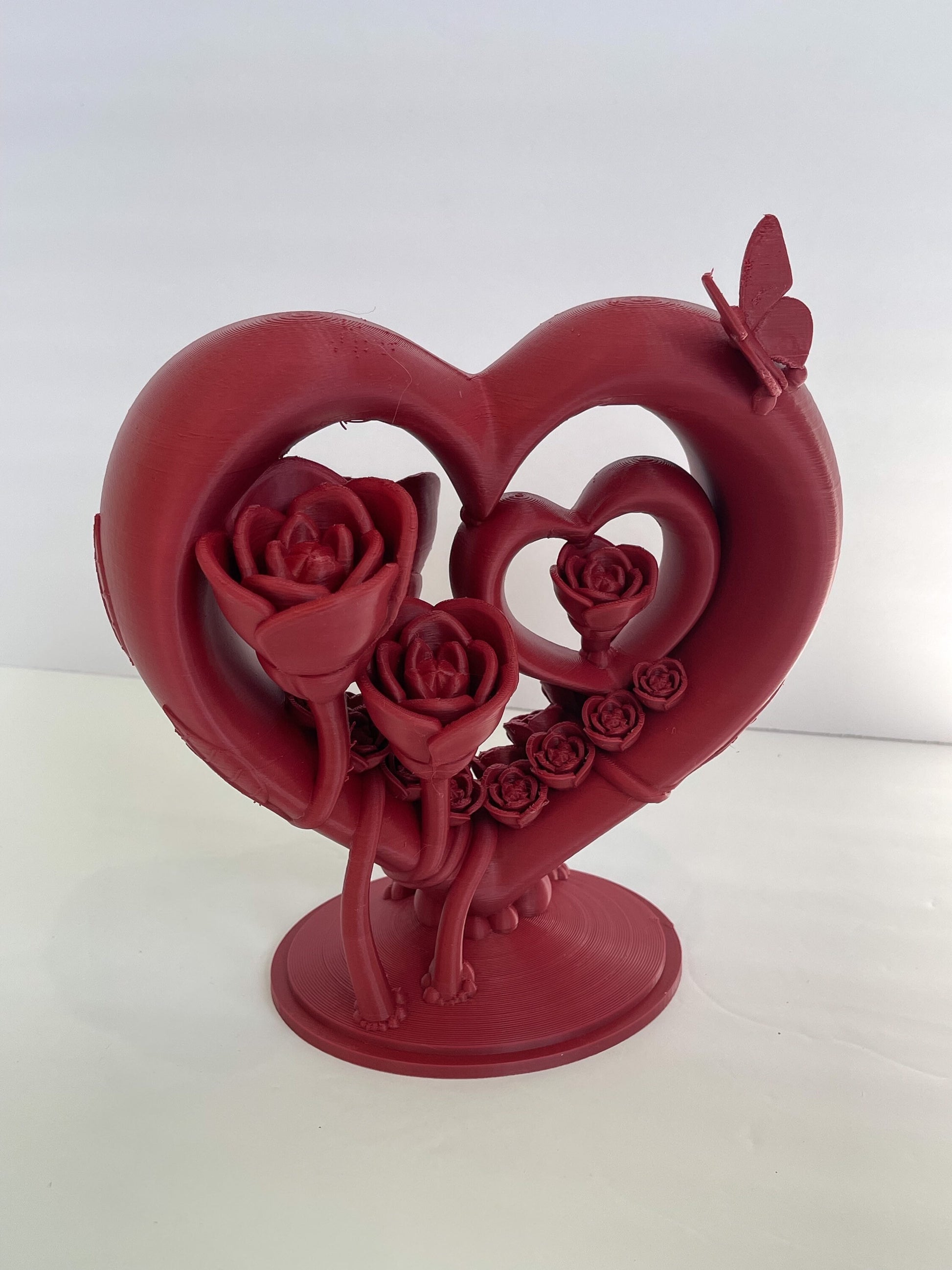 Mother's Day Gift, Anniversary Gift, Gift for Her, Heart with Roses