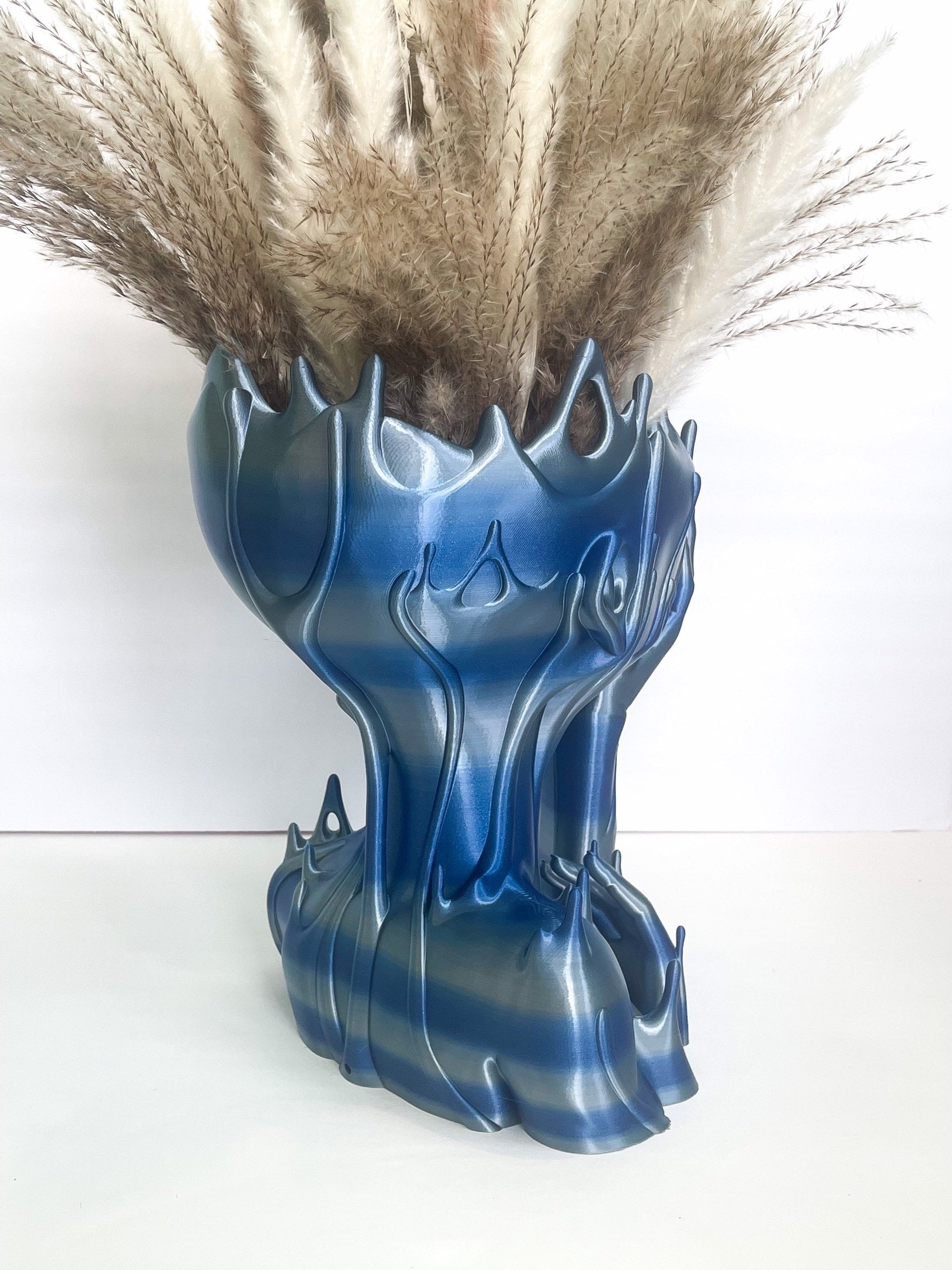 XL Melting Face Planter/Face, Dried Flower Vase, Pampas Vase, Housewarming Gifts