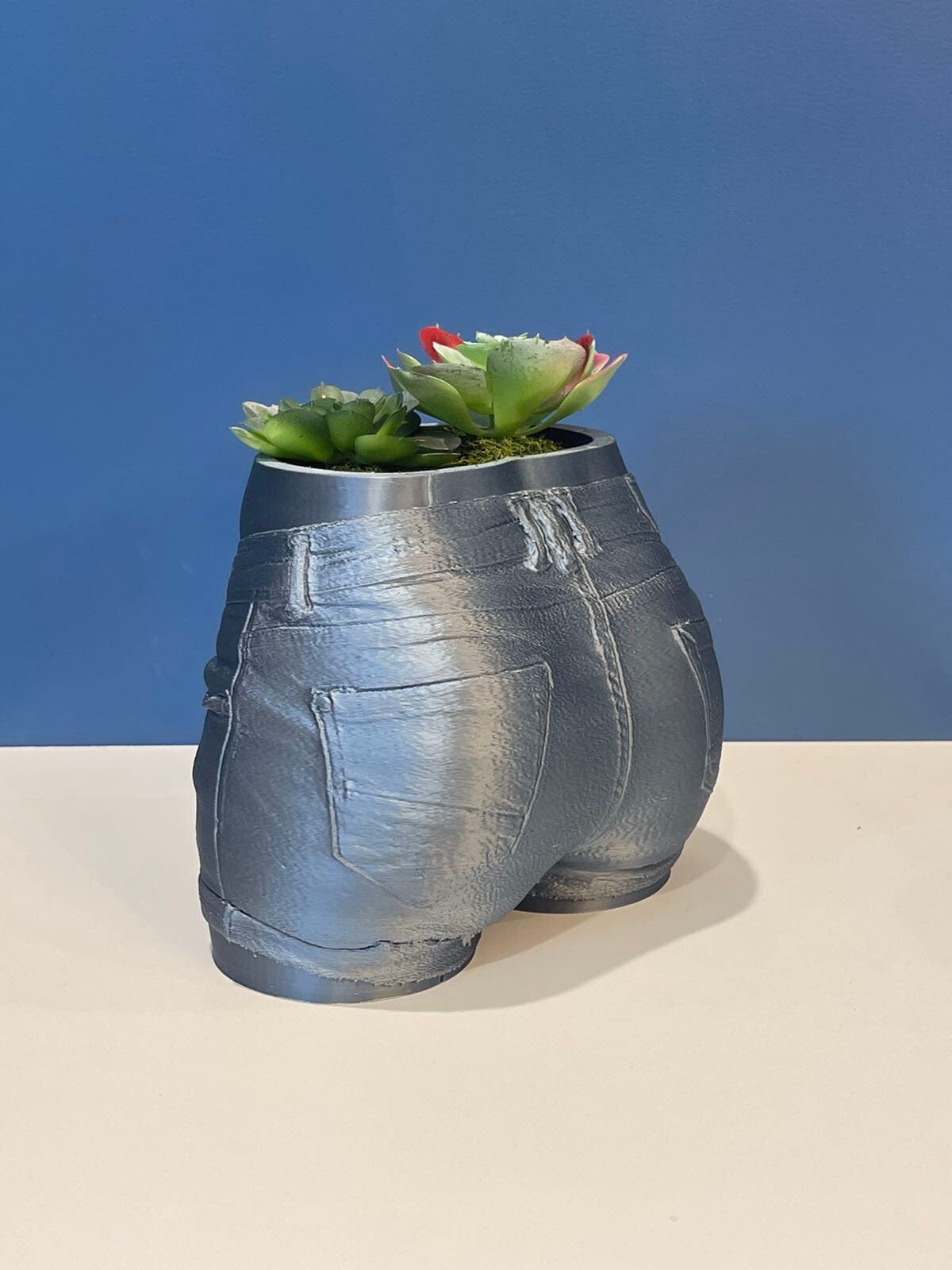 Butt Planter | Denim Shorts | Succulent Planter | Body Planter | Booty Pot | Plant Gifts