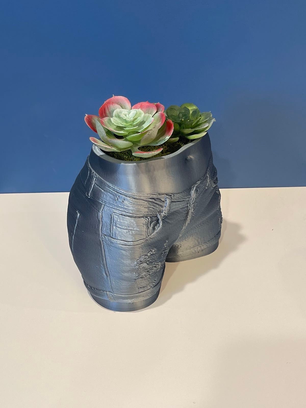 Butt Planter | Denim Shorts | Succulent Planter | Body Planter | Booty Pot | Plant Gifts