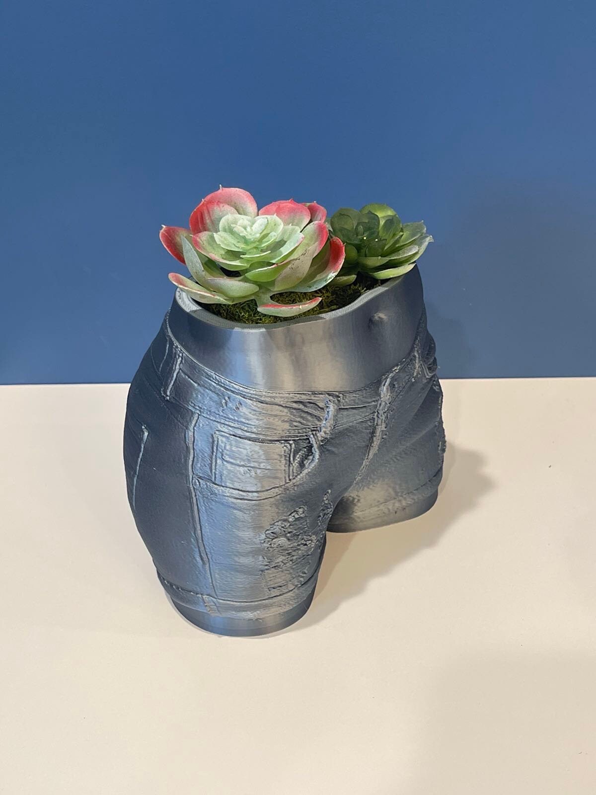 Butt Planter | Denim Shorts | Succulent Planter | Body Planter | Booty Pot | Plant Gifts