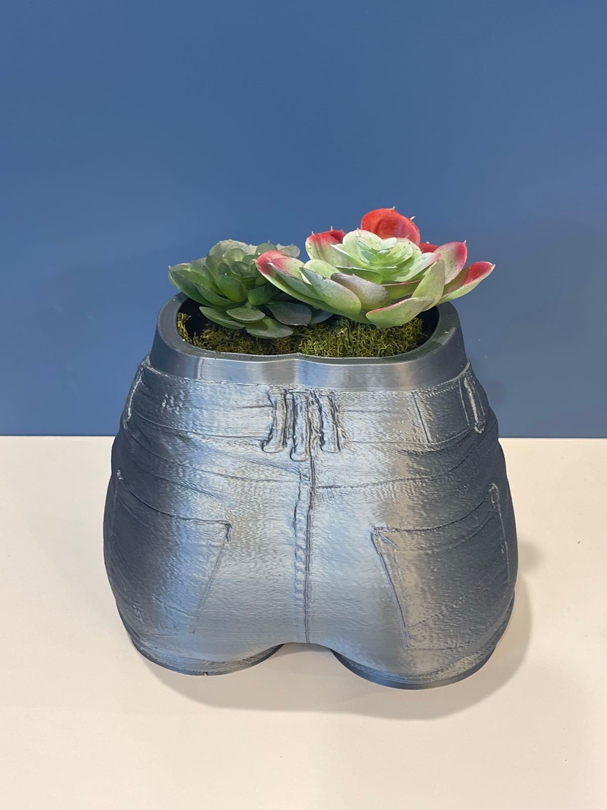 Butt Planter | Denim Shorts | Succulent Planter | Body Planter | Booty Pot | Plant Gifts