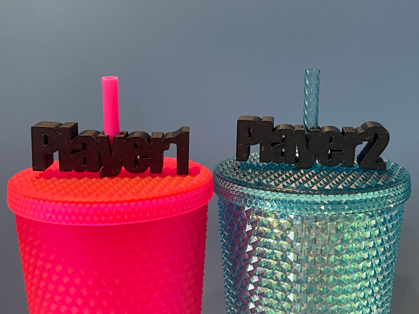 Player 1/ Player 2 Straw Buddy | Party Favors | Gaming Party