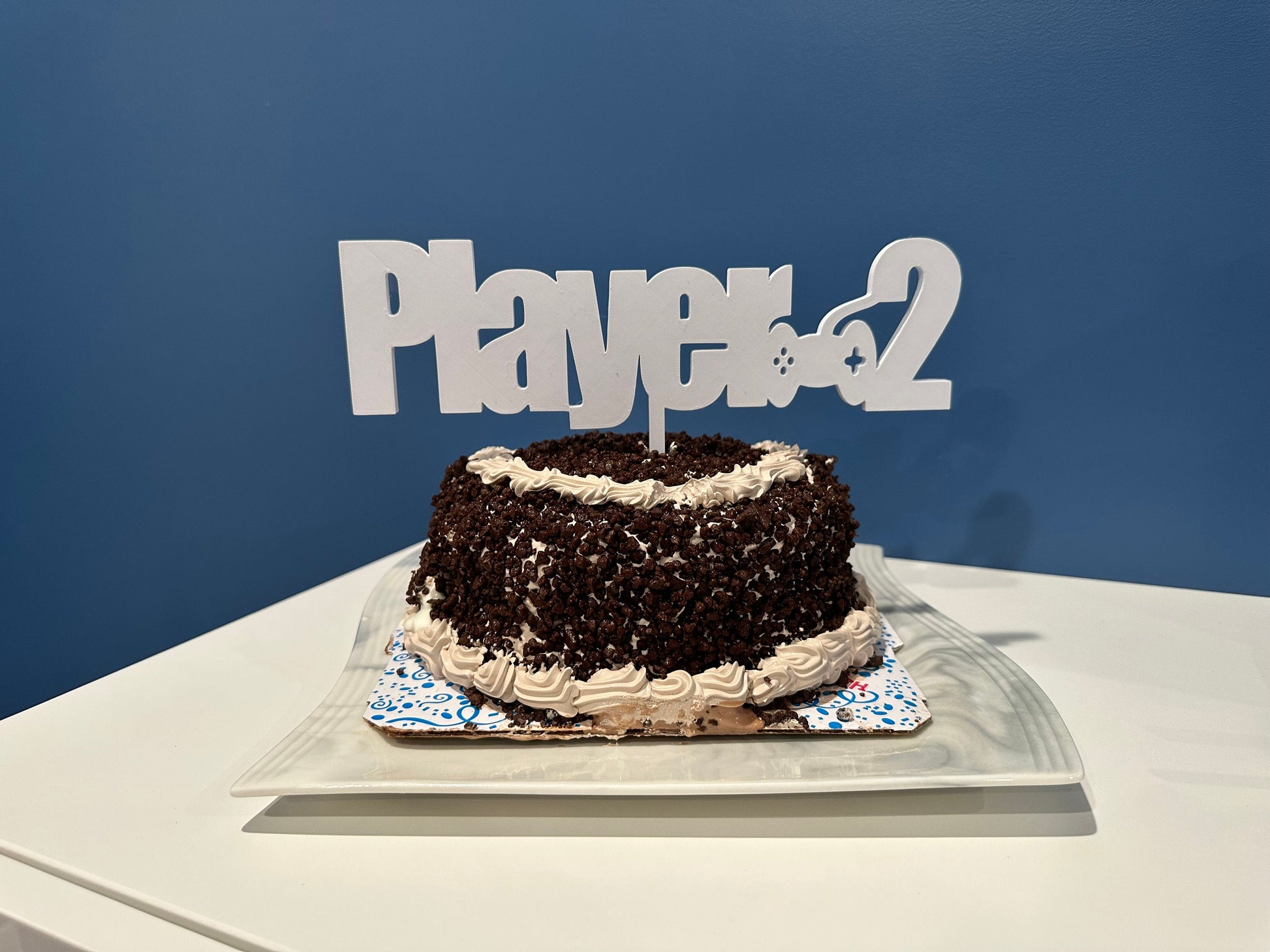 Player 1 / Player 2 Cake Topper | Gaming Party | Birthday Party