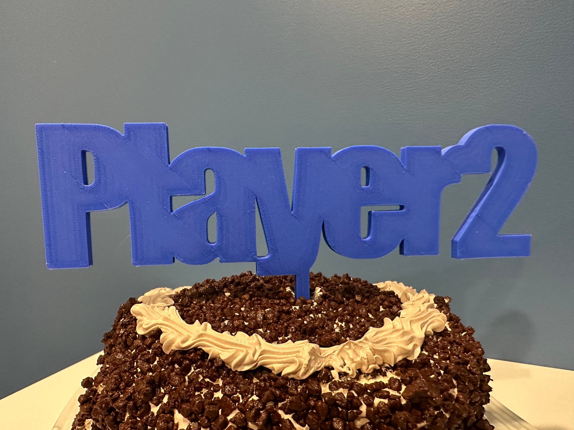 Player 1 / Player 2 Cake Topper | Gaming Party | Birthday Party