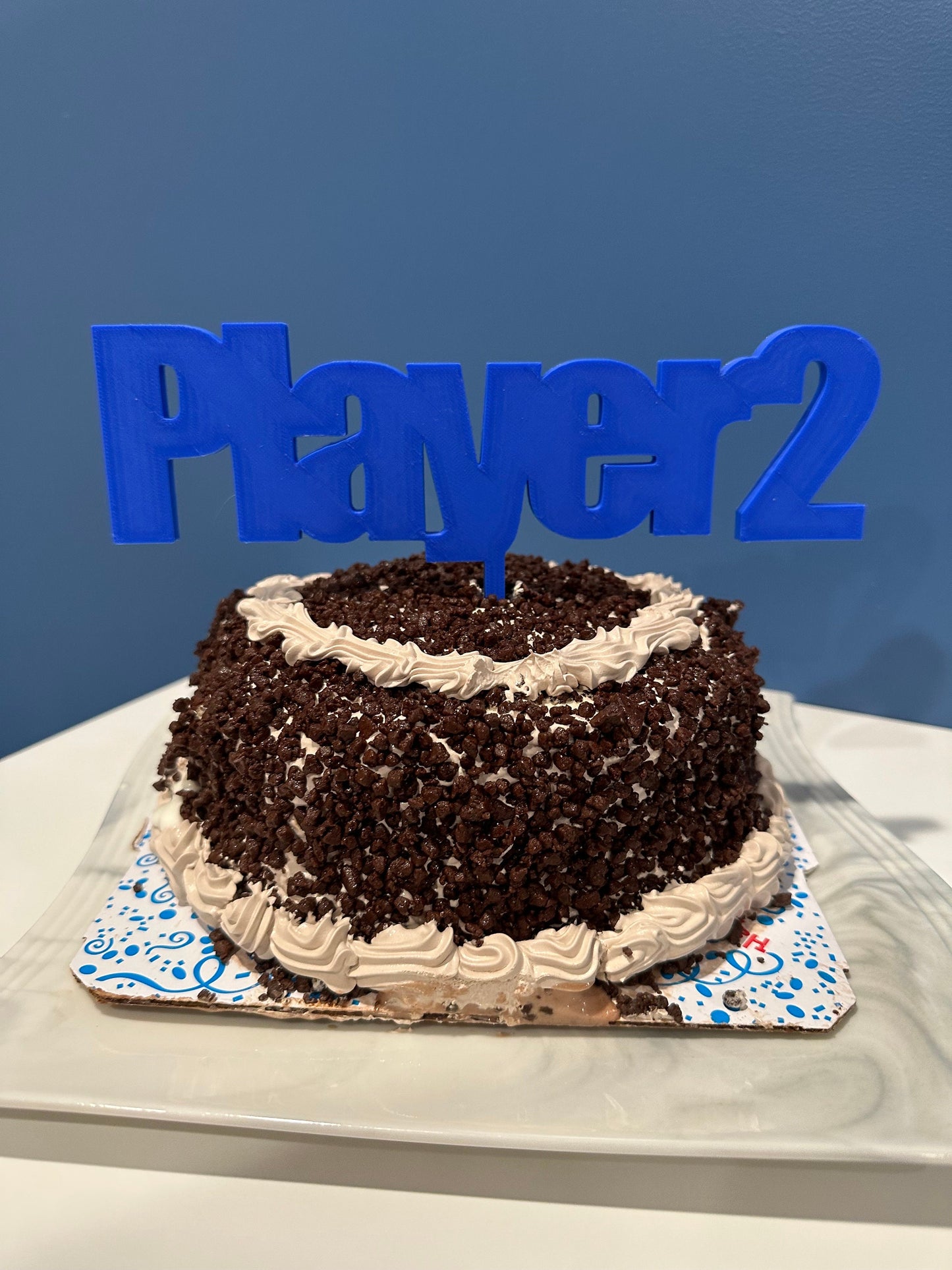 Player 1 / Player 2 Cake Topper | Gaming Party | Birthday Party