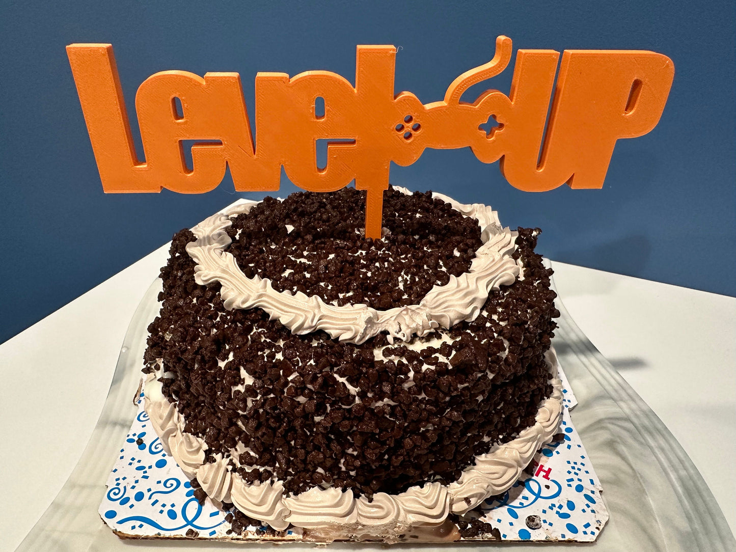 Video Game Cake Topper | Level Up | Gaming Party | Birthday Party