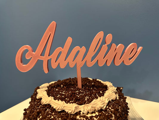 Personalized Name Cake Topper | Birthday Party | Wedding | Baby Shower