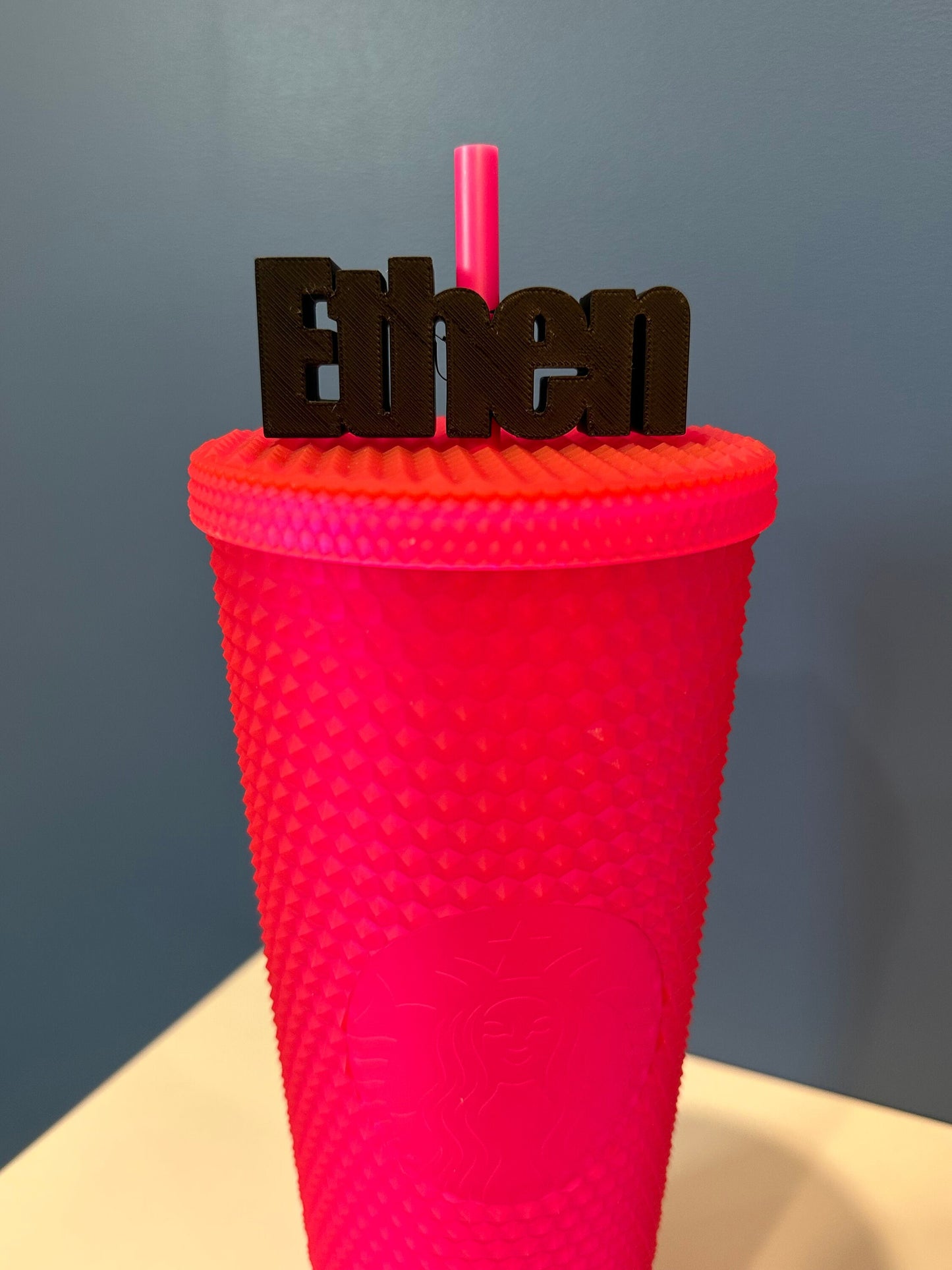 Custom Name Straw Topper | Straw Buddy | Birthday Party | Baby Shower