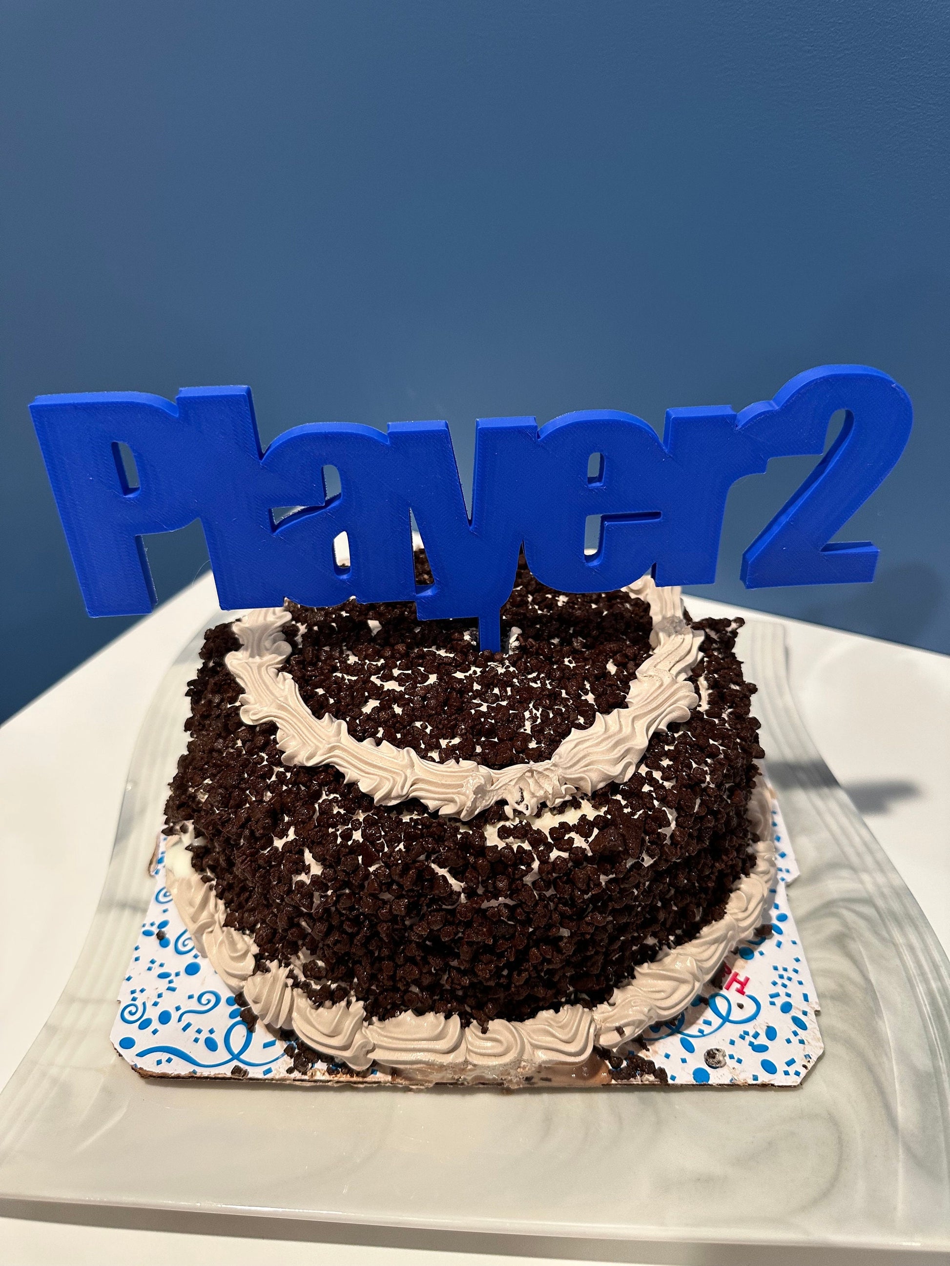 Player 1 / Player 2 Cake Topper | Gaming Party | Birthday Party