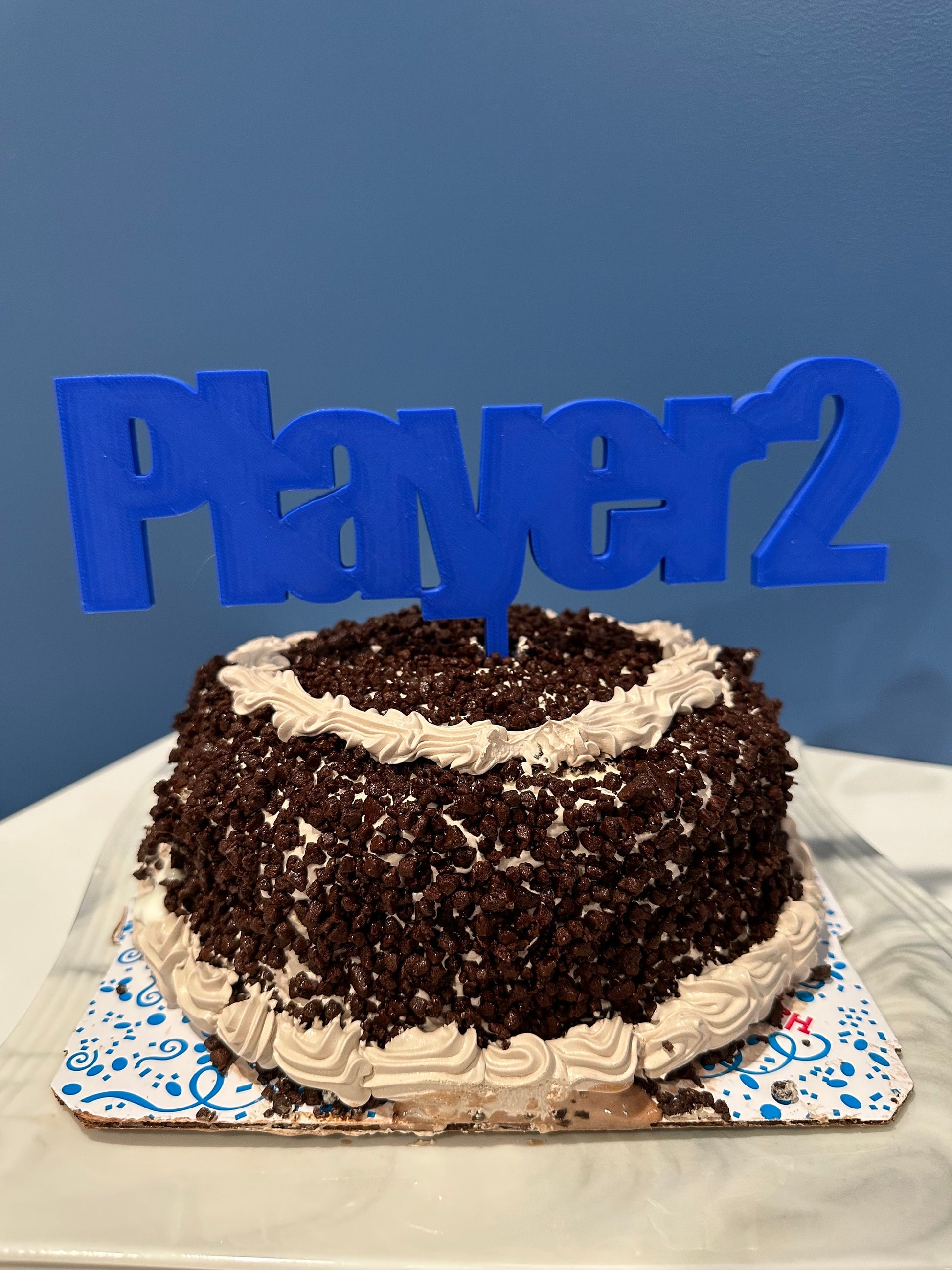 Player 1 / Player 2 Cake Topper | Gaming Party | Birthday Party