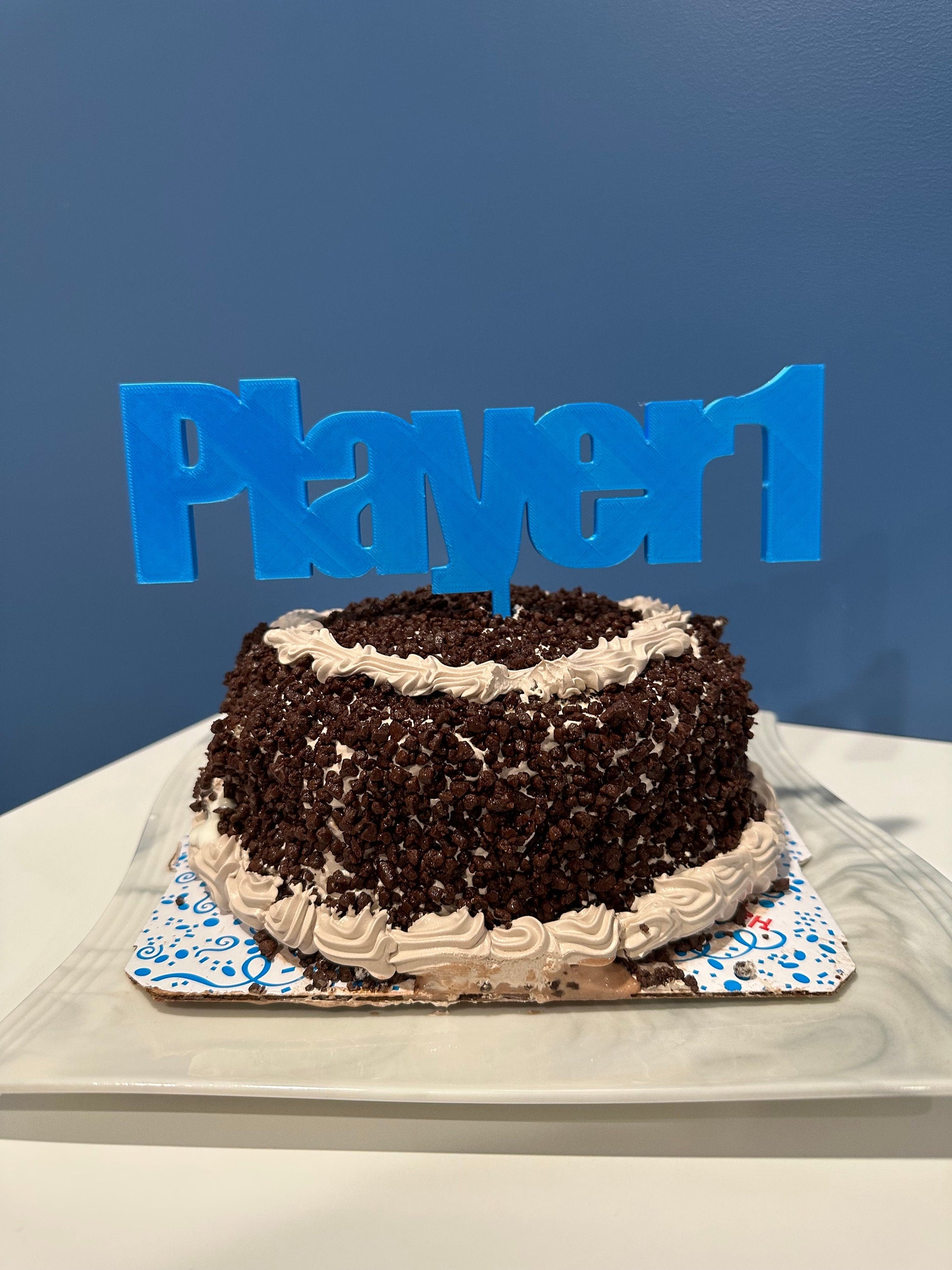 Player 1 / Player 2 Cake Topper | Gaming Party | Birthday Party