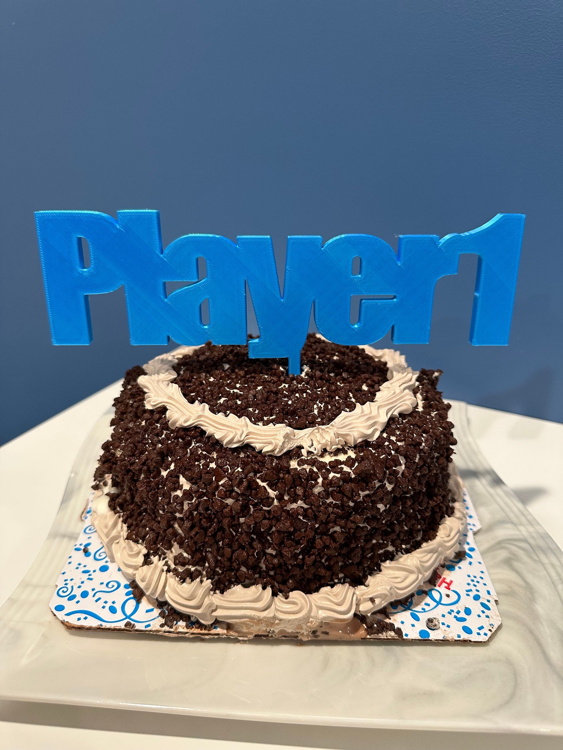 Player 1 / Player 2 Cake Topper | Gaming Party | Birthday Party