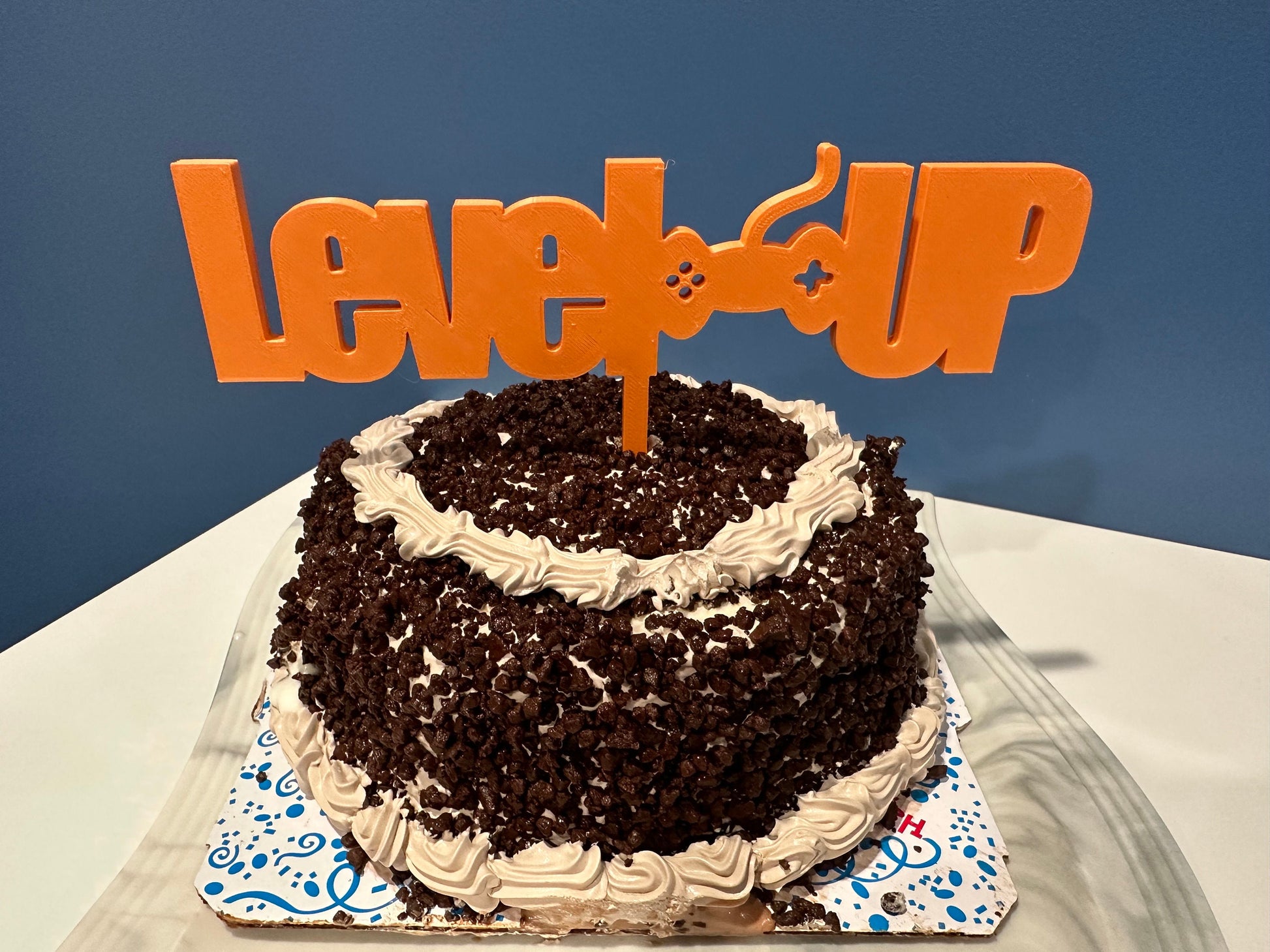 Video Game Cake Topper | Level Up | Gaming Party | Birthday Party