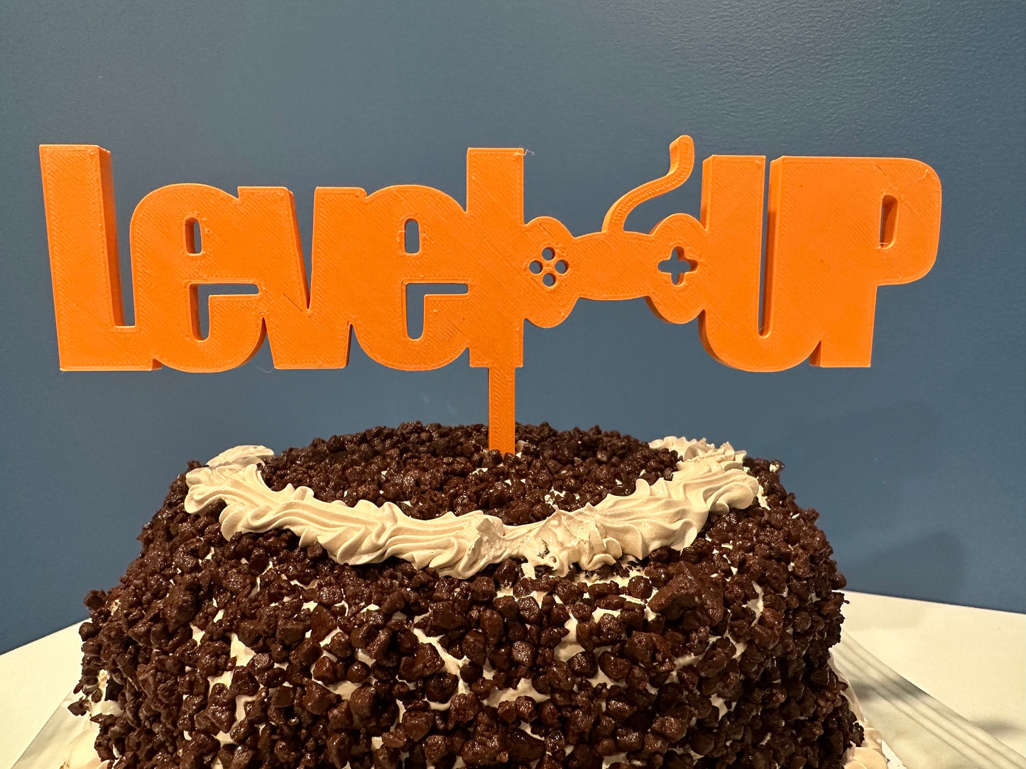 Video Game Cake Topper | Level Up | Gaming Party | Birthday Party